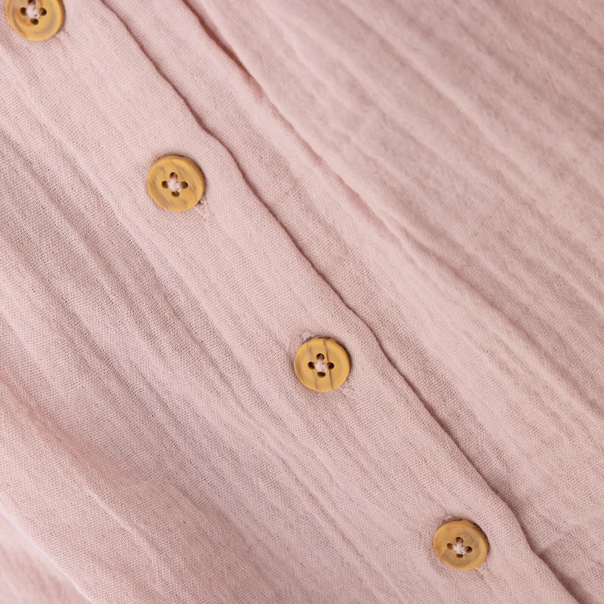 HelloBaby Girls Muslin Dress - Powder - Image 8