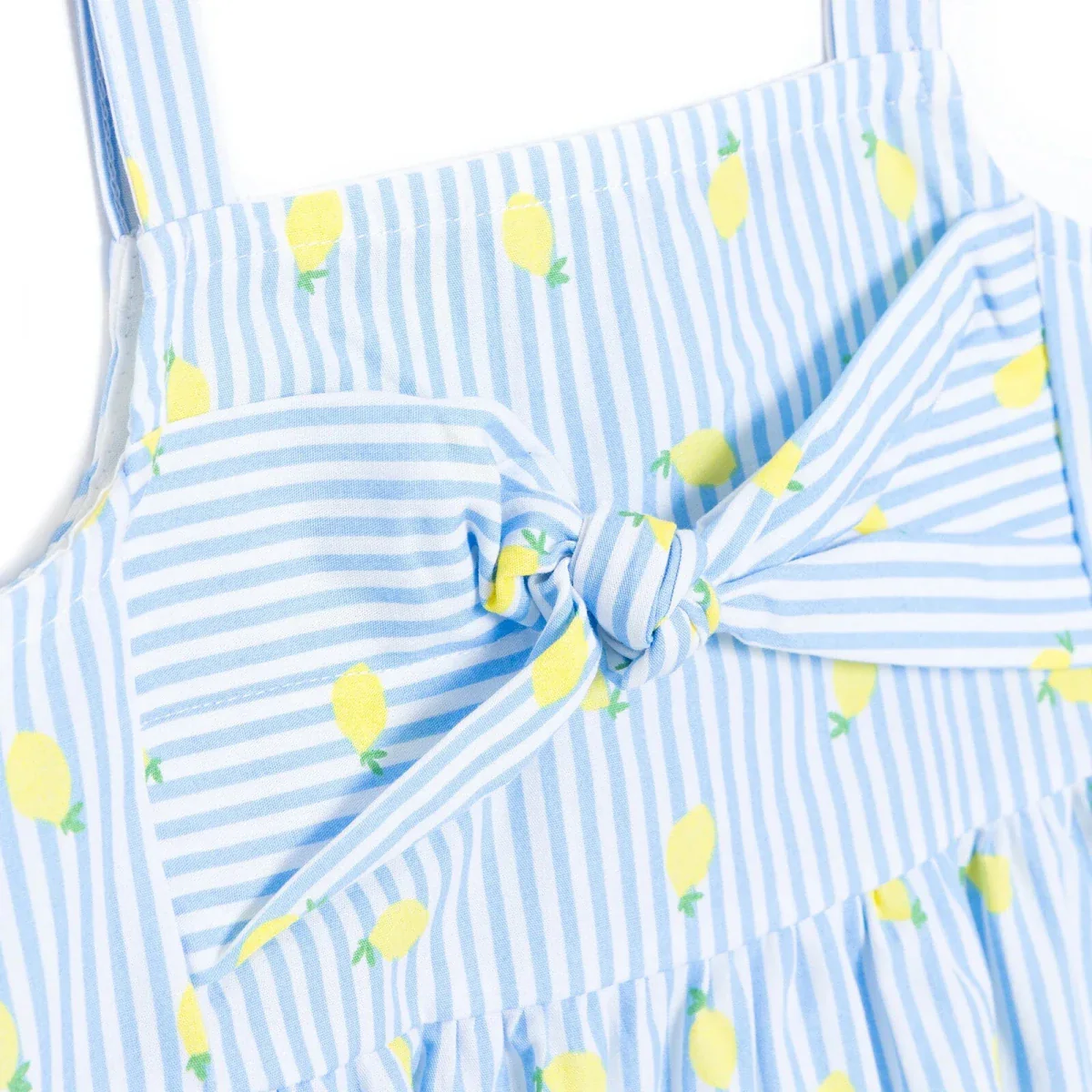 HelloBaby Girls Dress Fruit Print - Blue Printed - Image 3