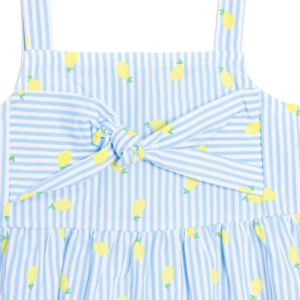 HelloBaby Girls Dress Fruit Print - Blue Printed - Image 5