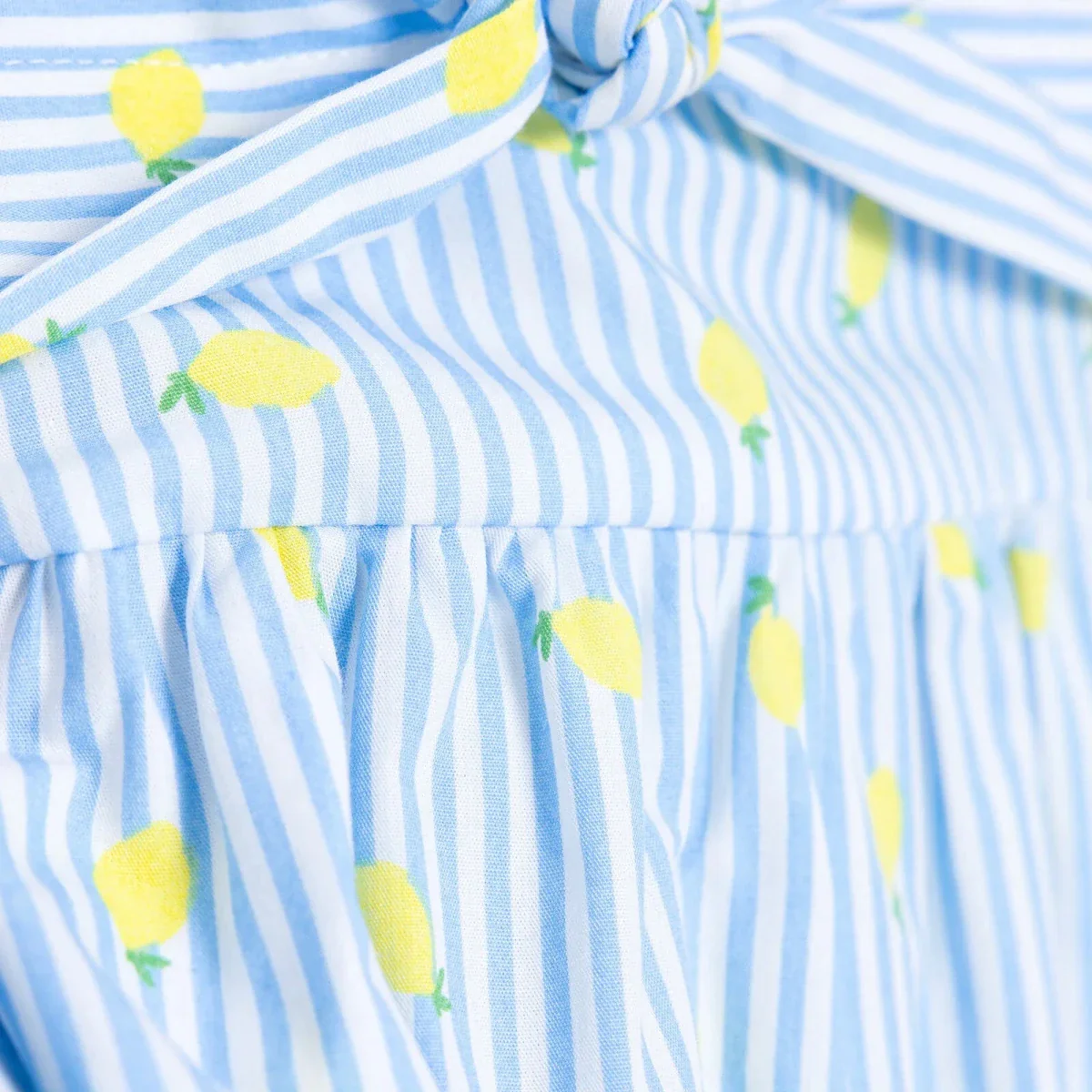 HelloBaby Girls Dress Fruit Print - Blue Printed - Image 7