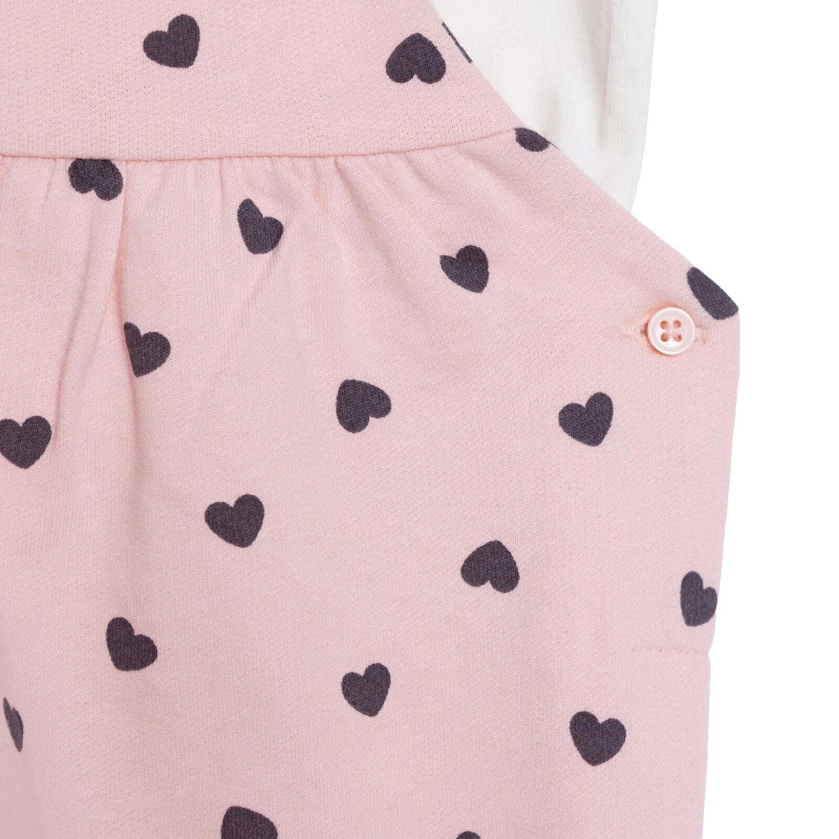 HelloBaby Girls Dungarees & T-shirt - Pink - Image 6