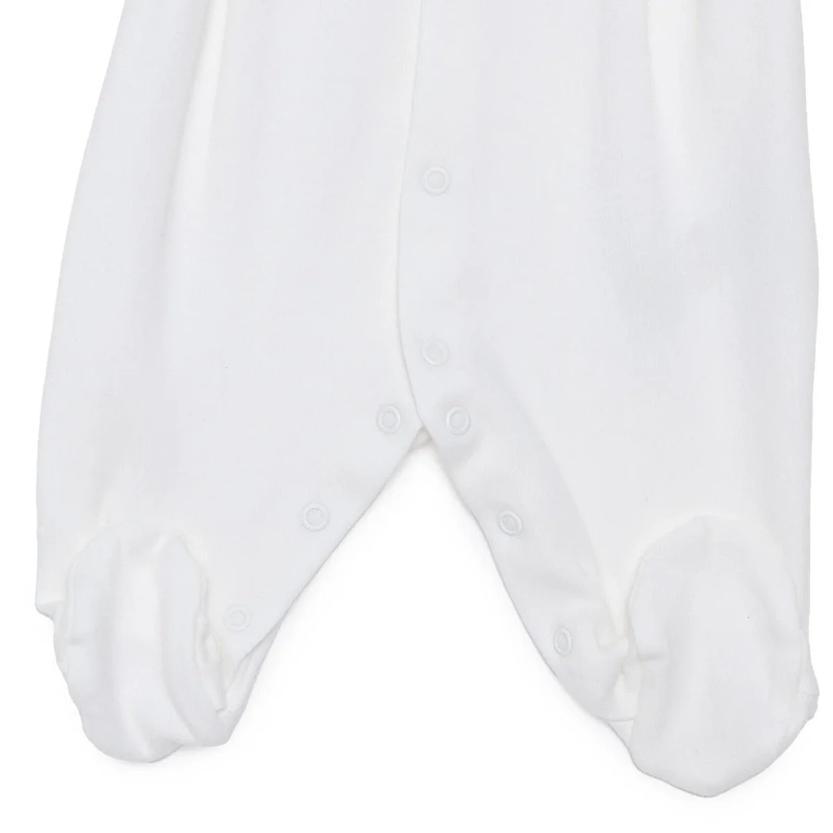 HelloBaby Girls Footed Sleepsuit Floral Print - White - Image 6