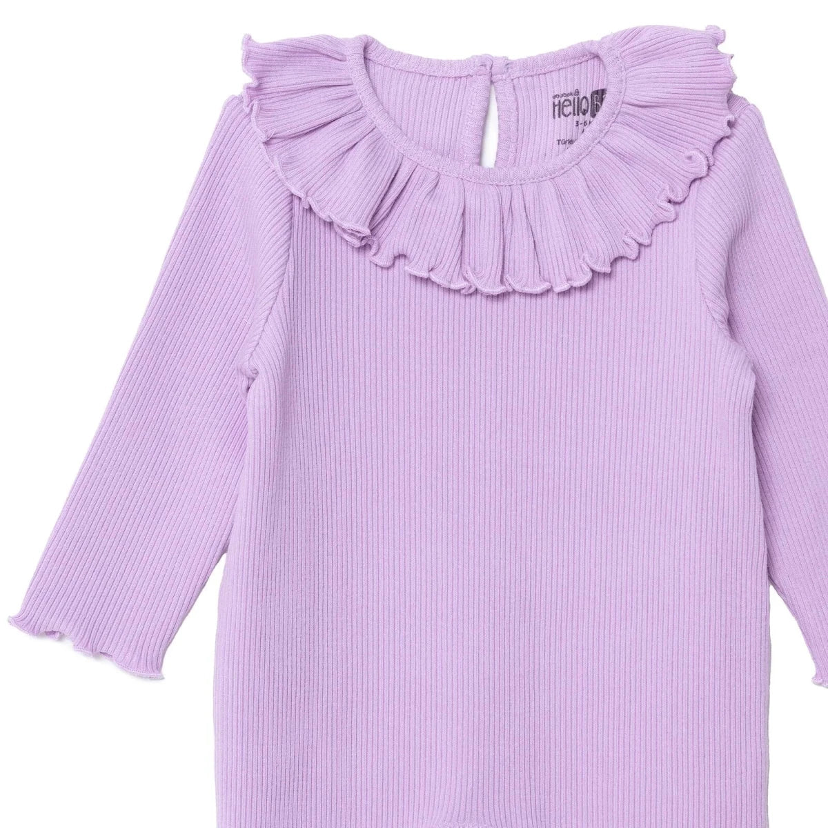 HelloBaby Girls Footless Sleepsuit - Lilac - Image 4