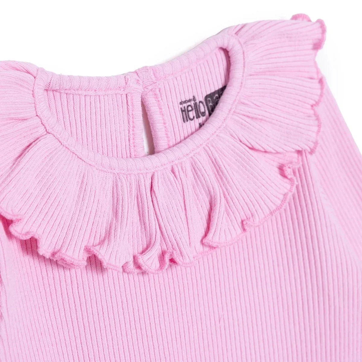 HelloBaby Girls Footless Sleepsuit - Pink - Image 3