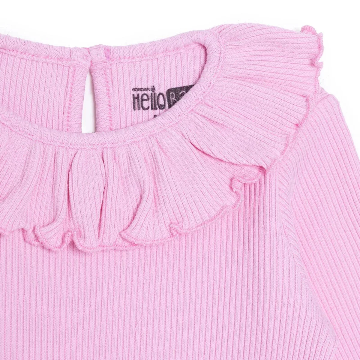 HelloBaby Girls Footless Sleepsuit - Pink - Image 4