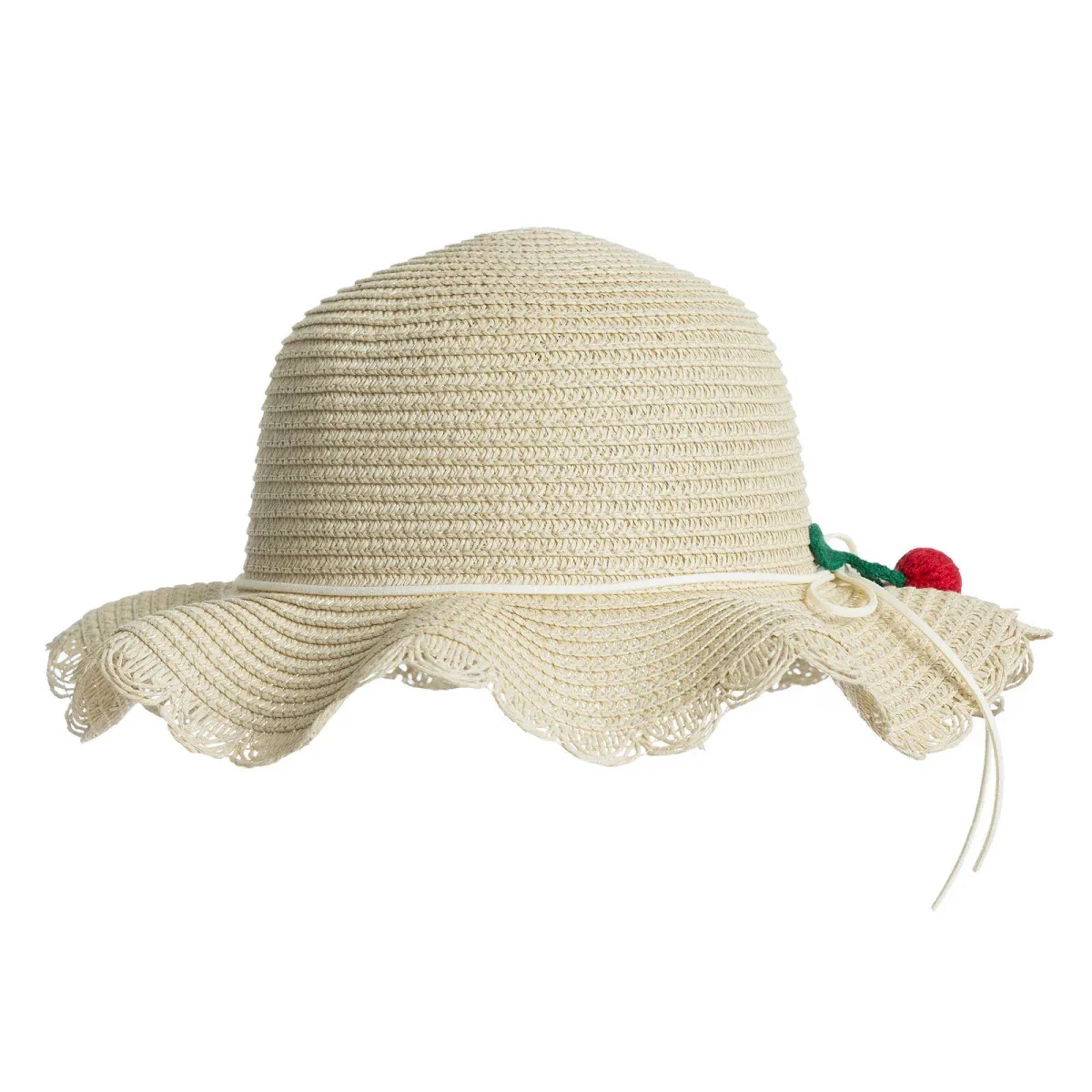 HelloBaby Girls Sun Hat - Ecru - Image 3