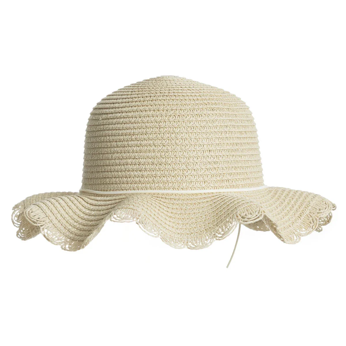 HelloBaby Girls Sun Hat - Ecru - Image 4