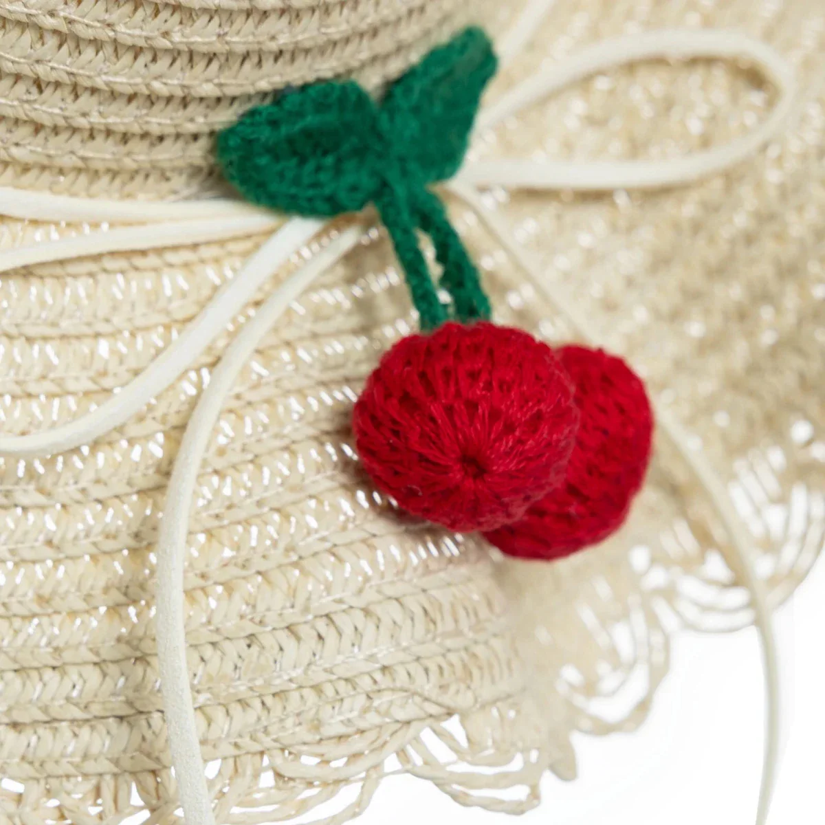 HelloBaby Girls Sun Hat - Ecru - Image 6