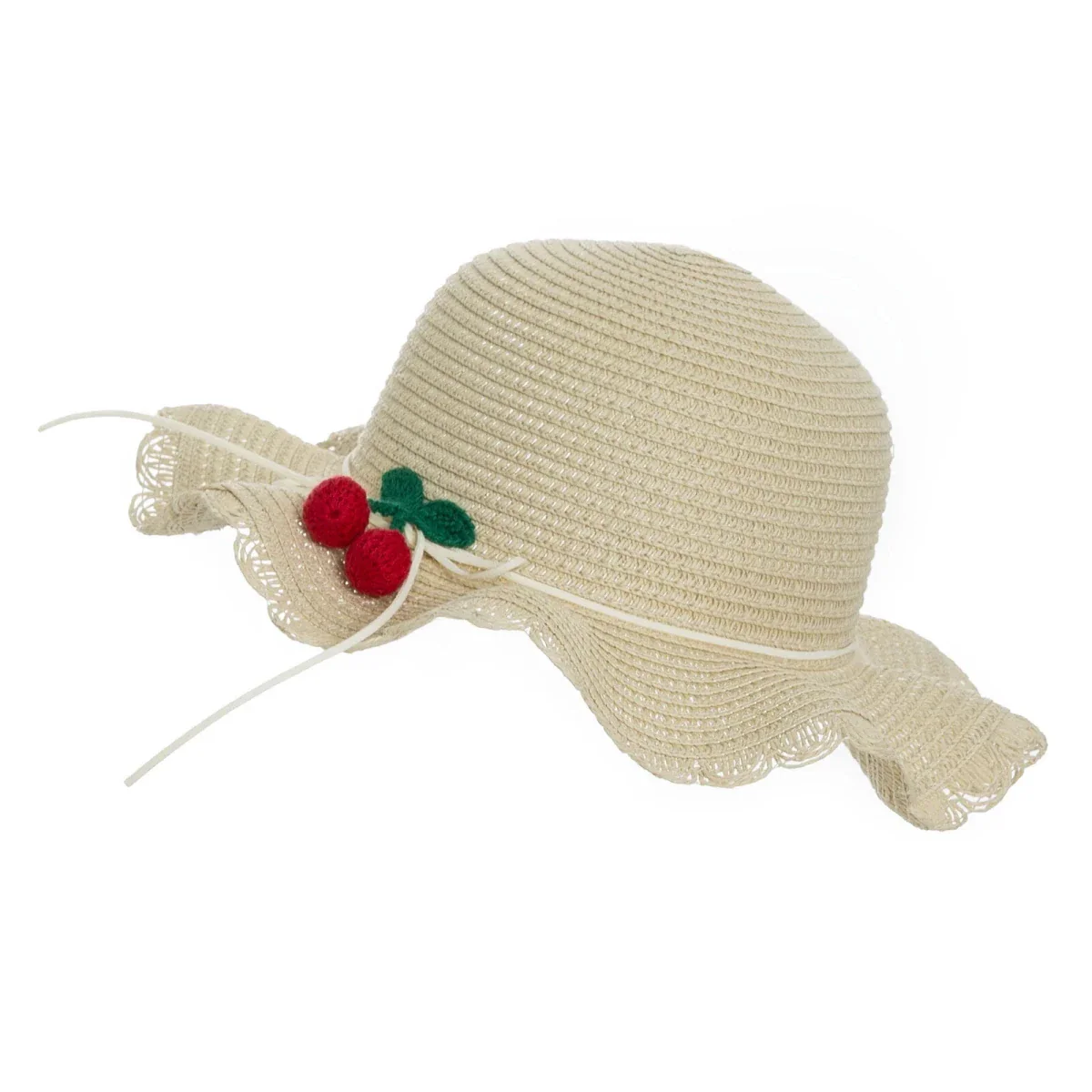 HelloBaby Girls Sun Hat - Ecru - Image 8
