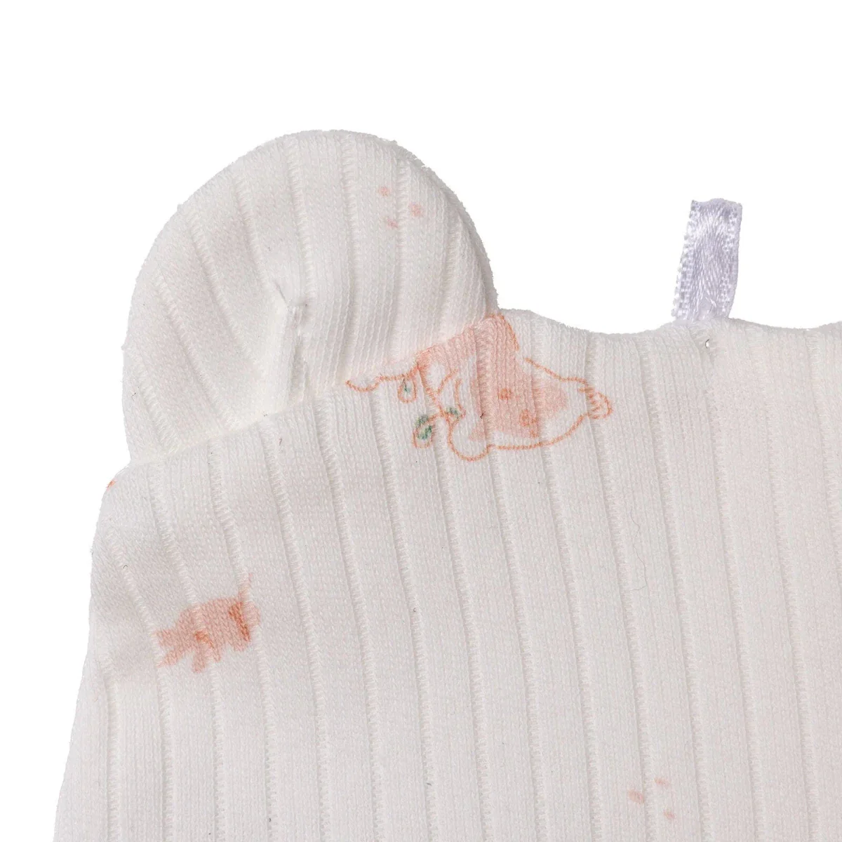 HelloBaby Girls 100% Cotton Hat Animal Print - Ecru Printed - Image 3