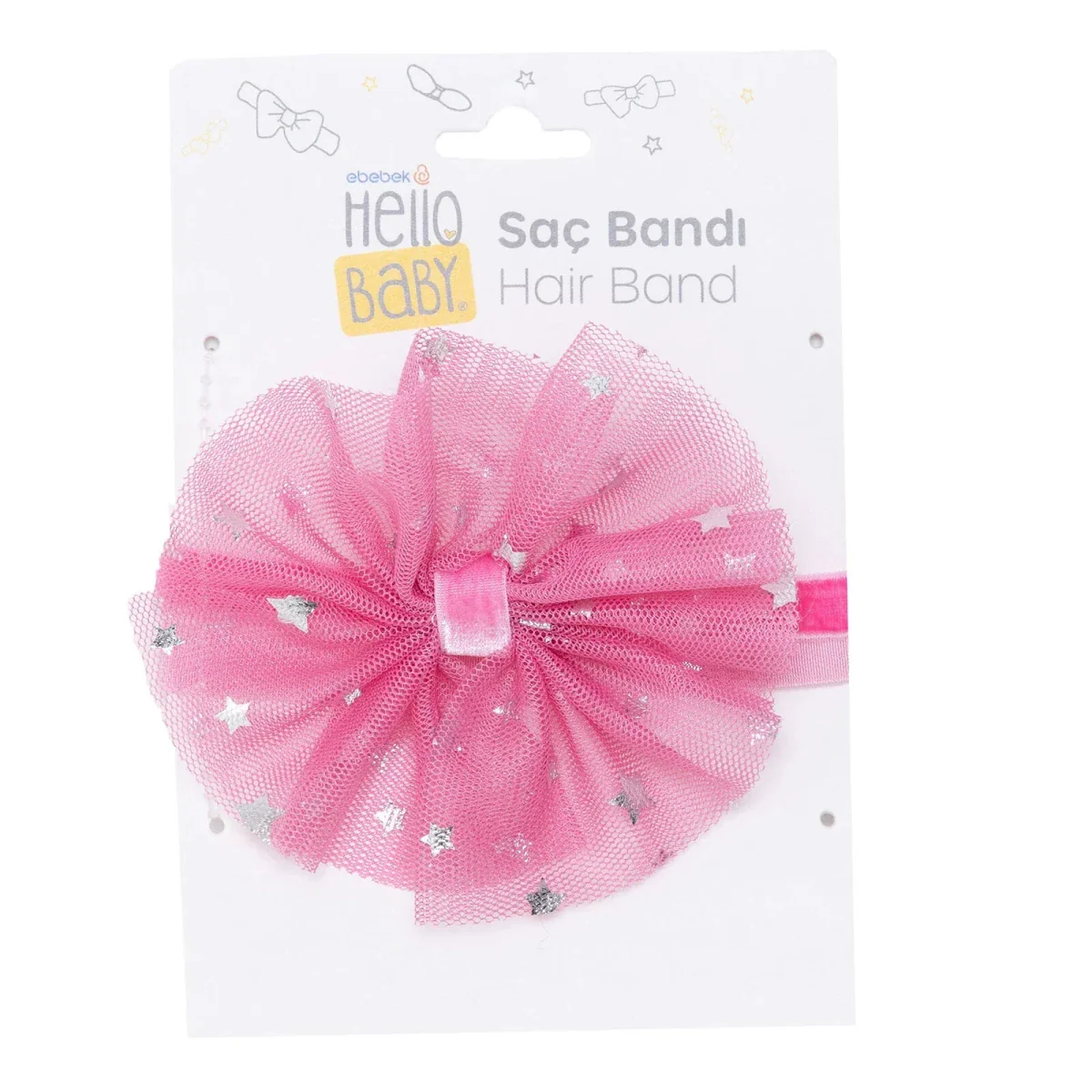 HelloBaby Girls Headband Cherry Print One Size - Dark Pink - Image 6