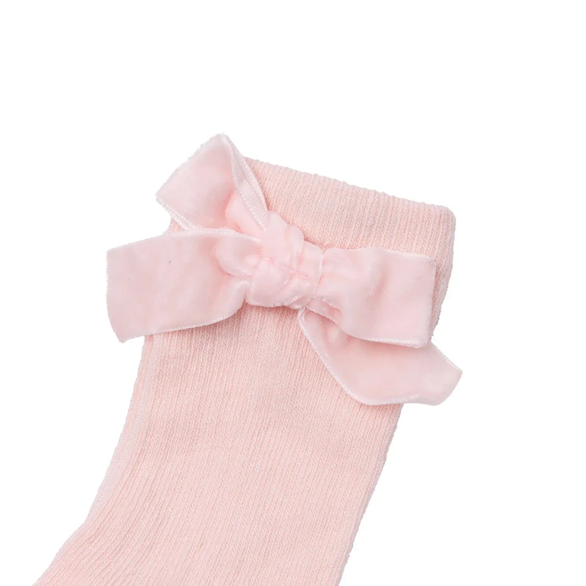 HelloBaby Girls Knee-High Socks Bow Print Cotton Rich - Pink - Image 4