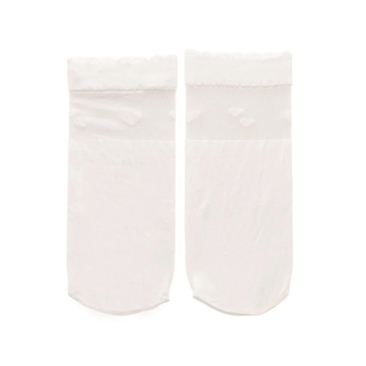 HelloBaby Girls Knee-High Socks Bow Print Cotton Rich - White - Image 6