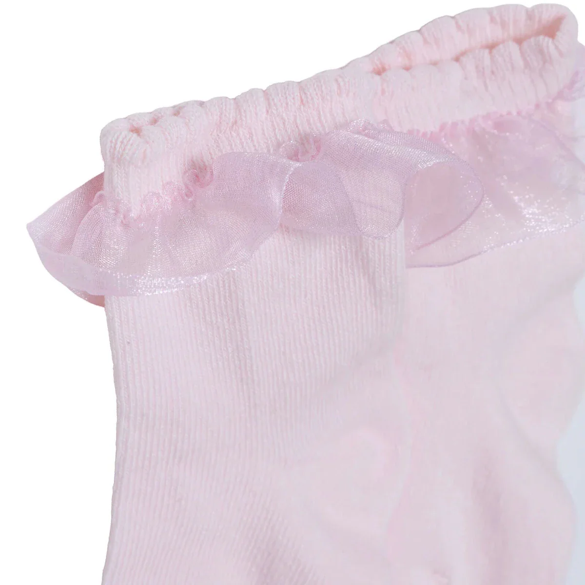 HelloBaby Girls Lace Socks Cotton Rich - Pink - Image 4