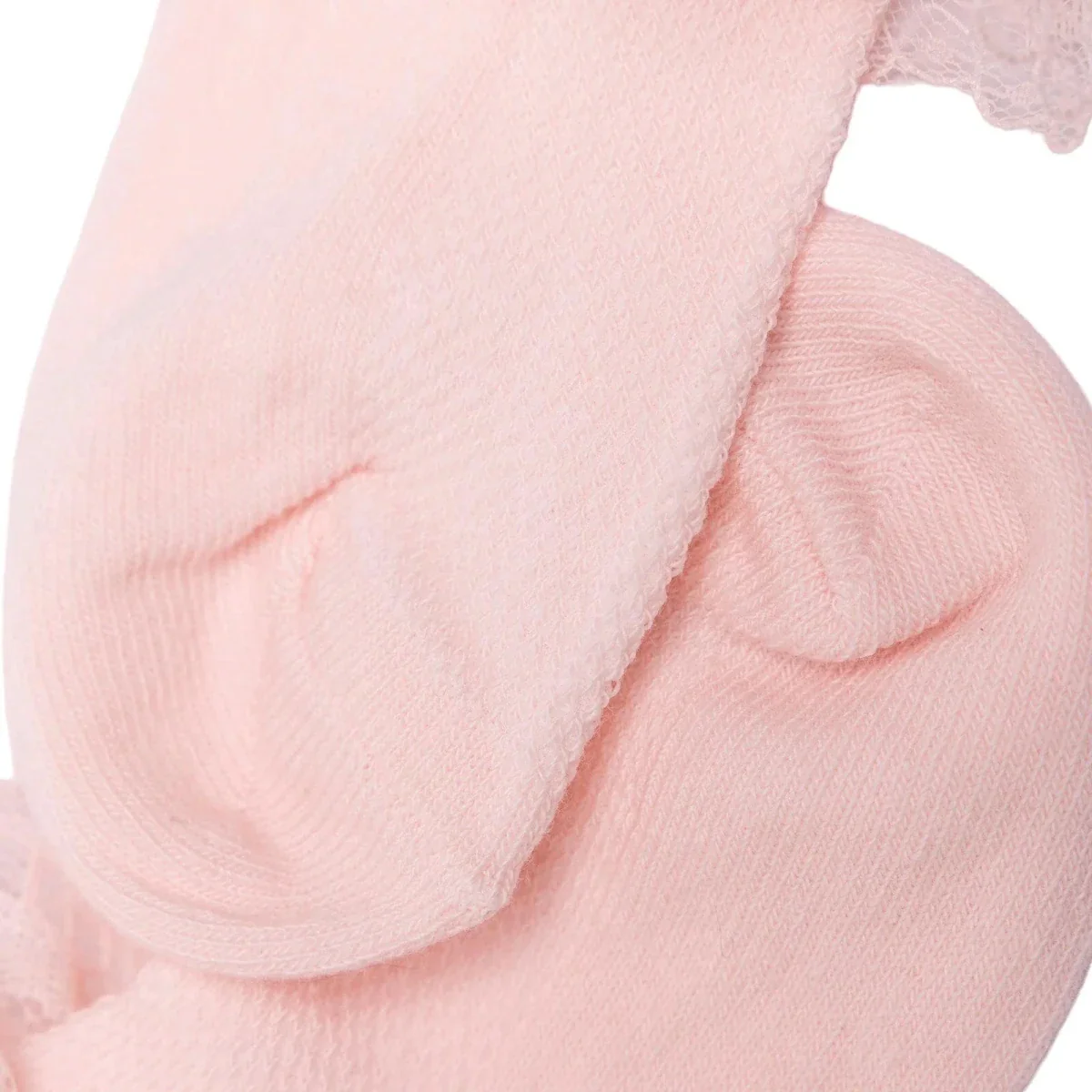 HelloBaby Girls Lace Socks Cotton Rich - Pink - Image 2