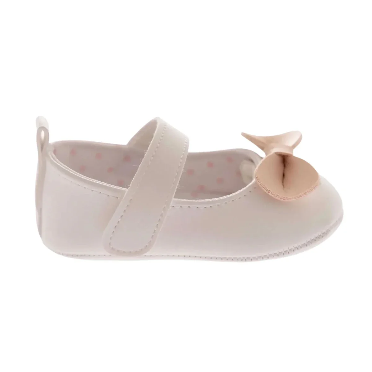 Papulin Girls Pre-Walker Shoes Fastening 17-19 - White - Image 2