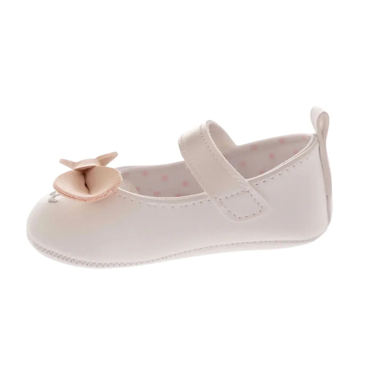 Papulin Girls Pre-Walker Shoes Fastening 17-19 - White - Image 5