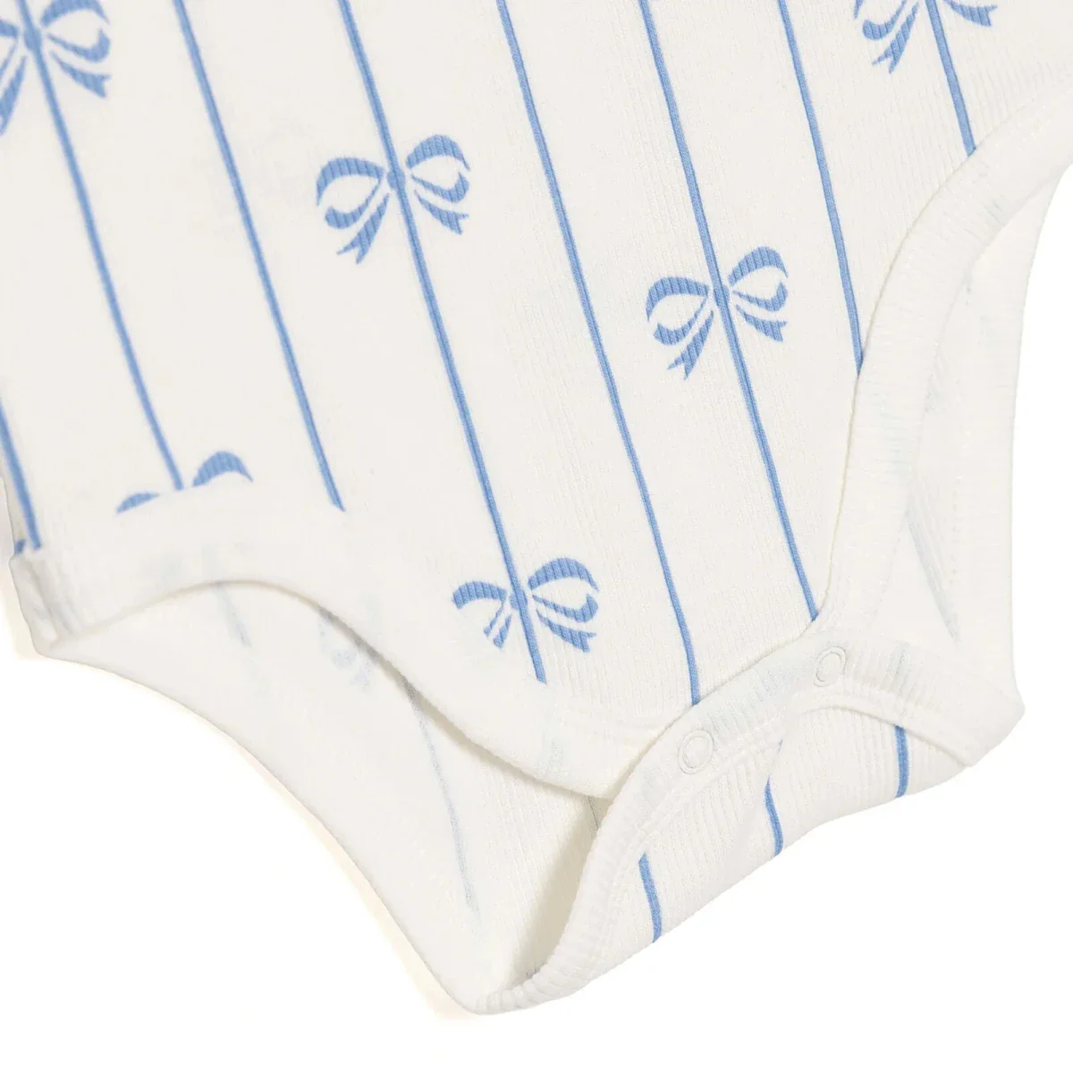 HelloBaby Girls Short-Sleeve Bodysuit Bow Print - Ecru - Image 6