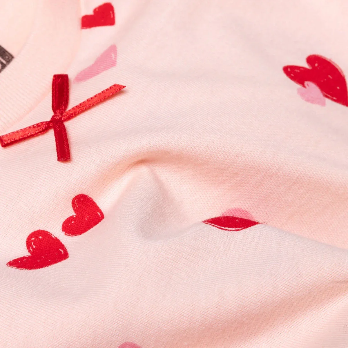 HelloBaby Girls Pyjamas Set Heart Print - Pink - Image 7