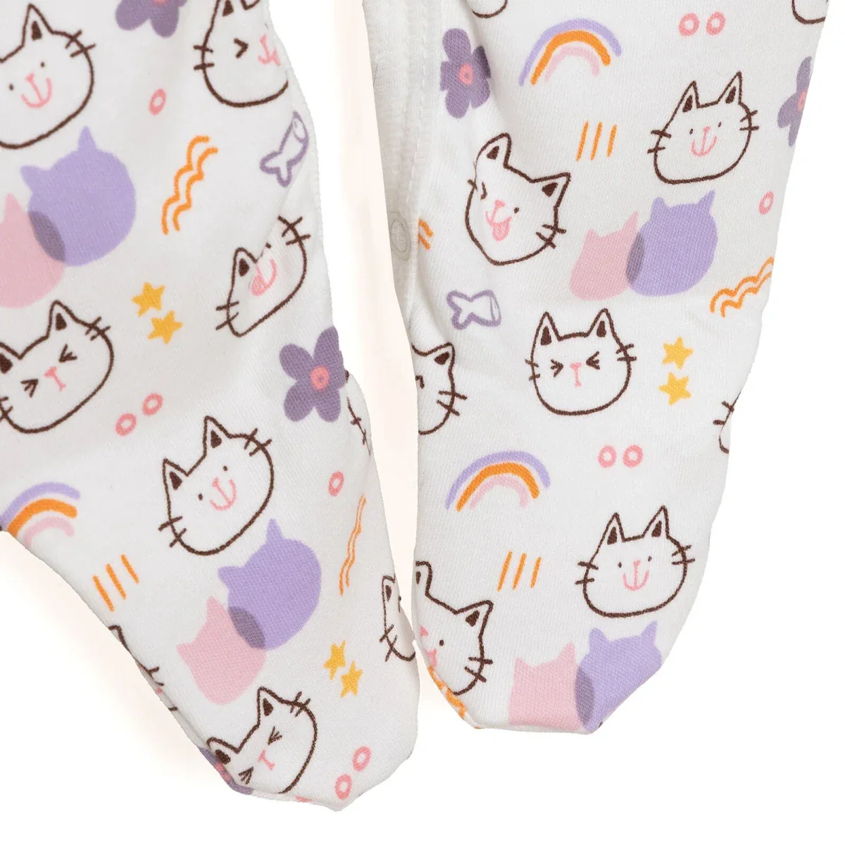 Baby Girl Sleepsuit Bodysuit & Hat Set - Ecru - Image 7