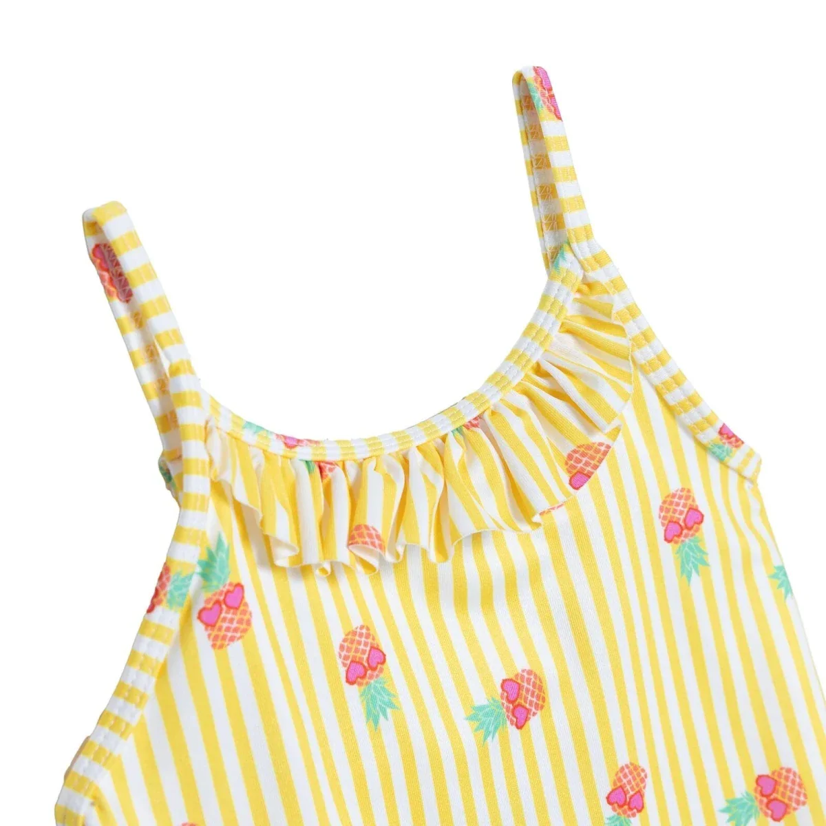 HelloBaby Girls Swimsuit Fruit Print - Yellow - Image 3