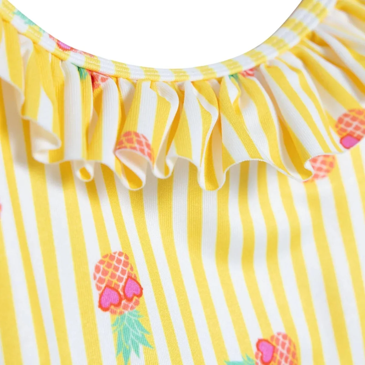 HelloBaby Girls Swimsuit Fruit Print - Yellow - Image 5