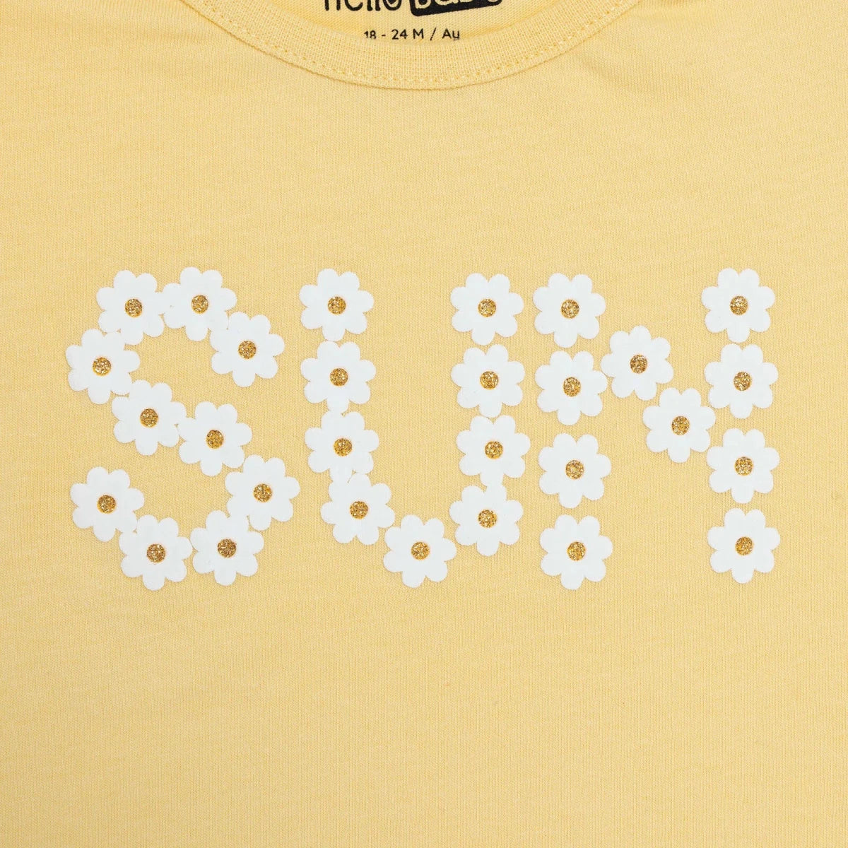 HelloBaby Girls T-shirt Text Print - Yellow - Image 5