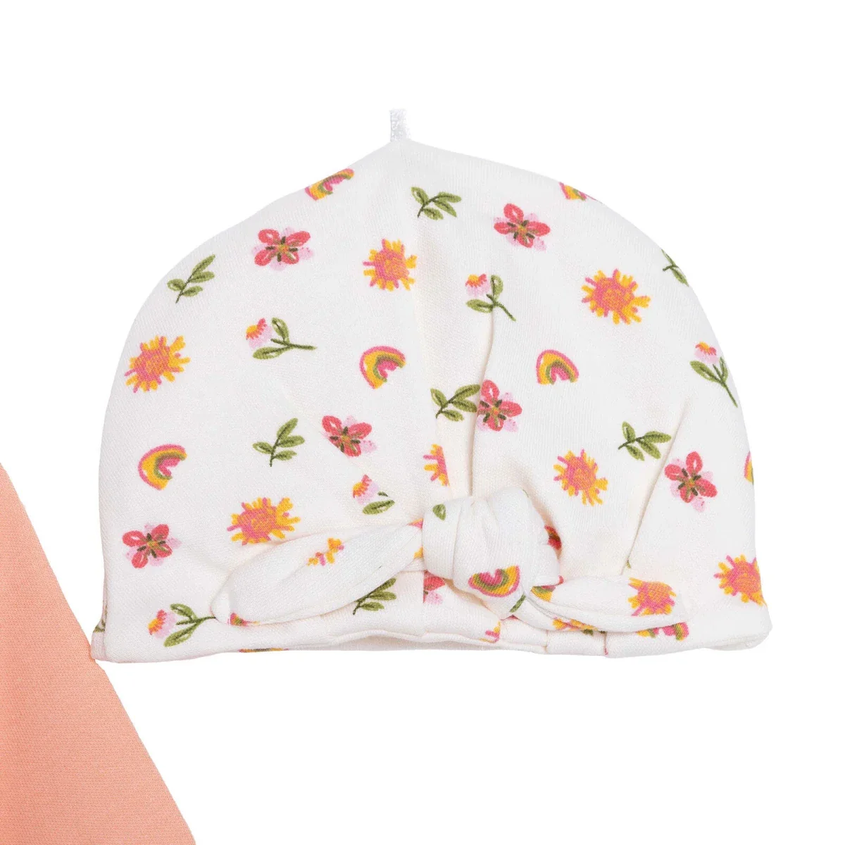 HelloBaby Girls Vest Hat & Footed Bottom Set Heart Print - Pink - Image 7