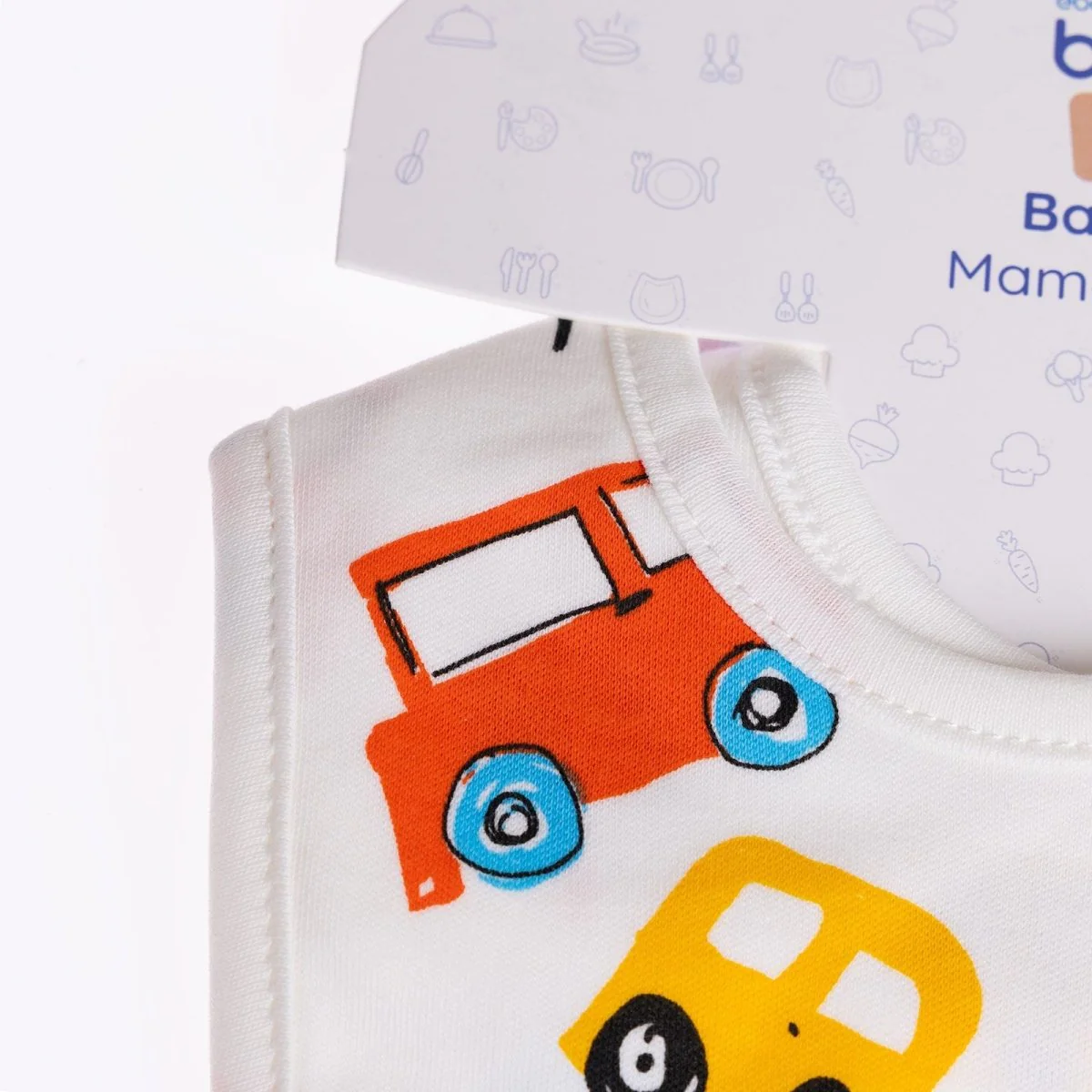 baby me Cars Baby Bib Pack of 2 - Image 6