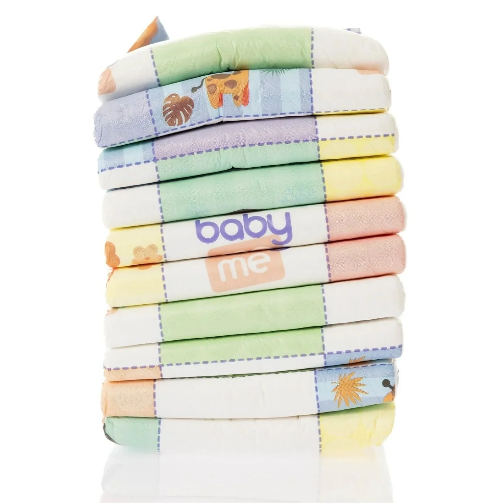 baby me Soft Padded Changing Mats 60x60cm - 10 pcs - Image 4