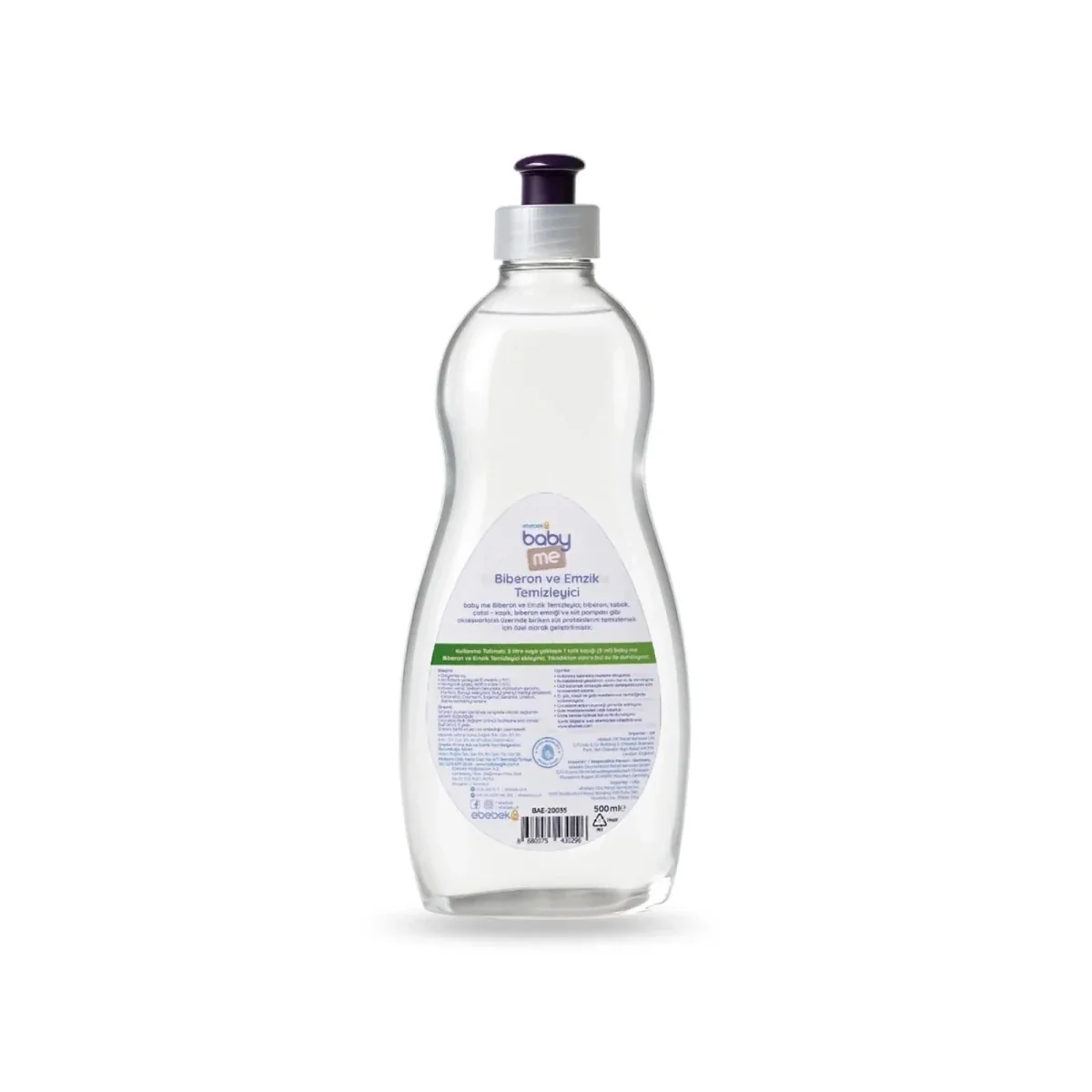 baby me Liquid Bottle & Teat Cleaner 500ml - Image 2
