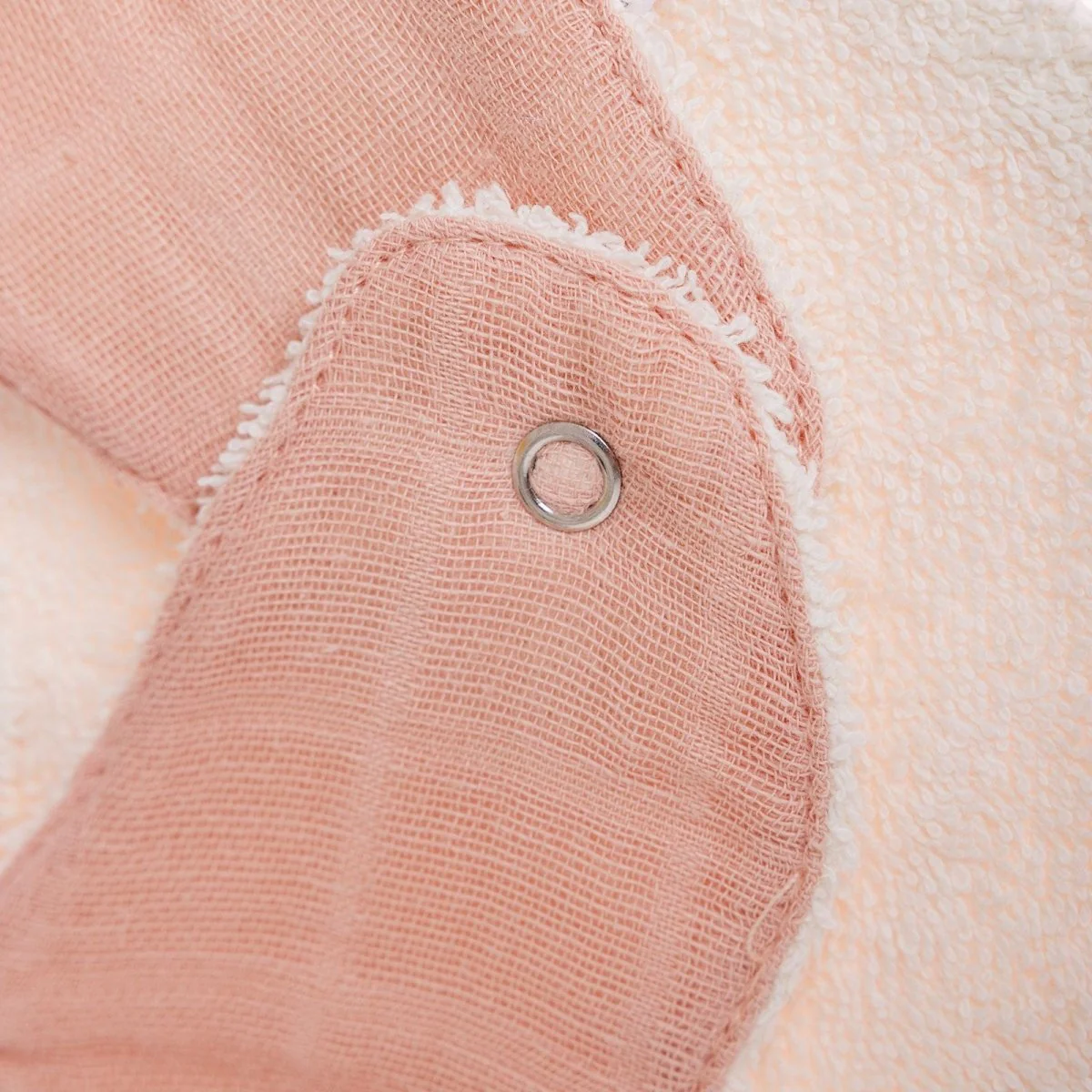 baby me Muslin Dribble Bib Blush - Image 7