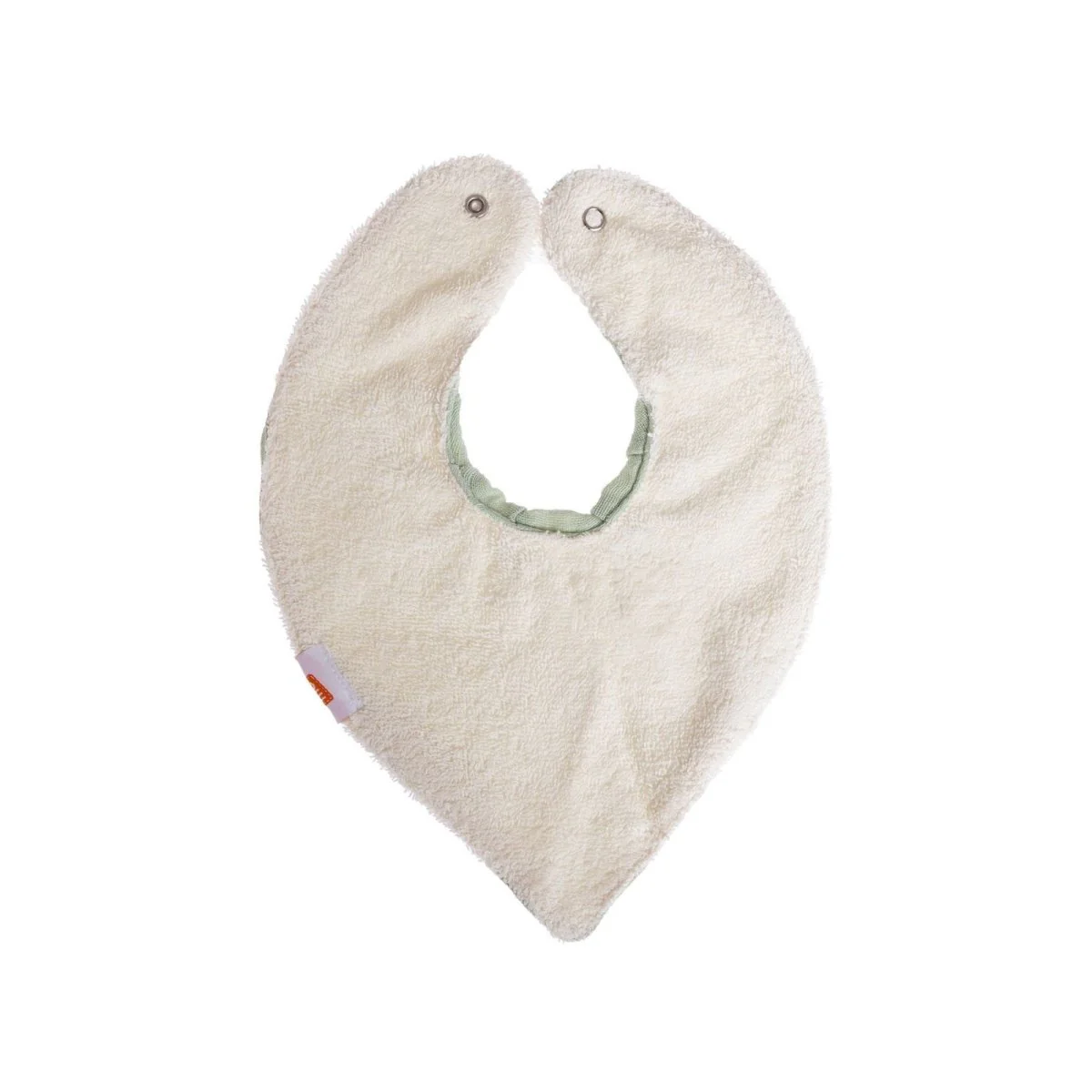 baby me Muslin Dribble Bib Green - Image 3
