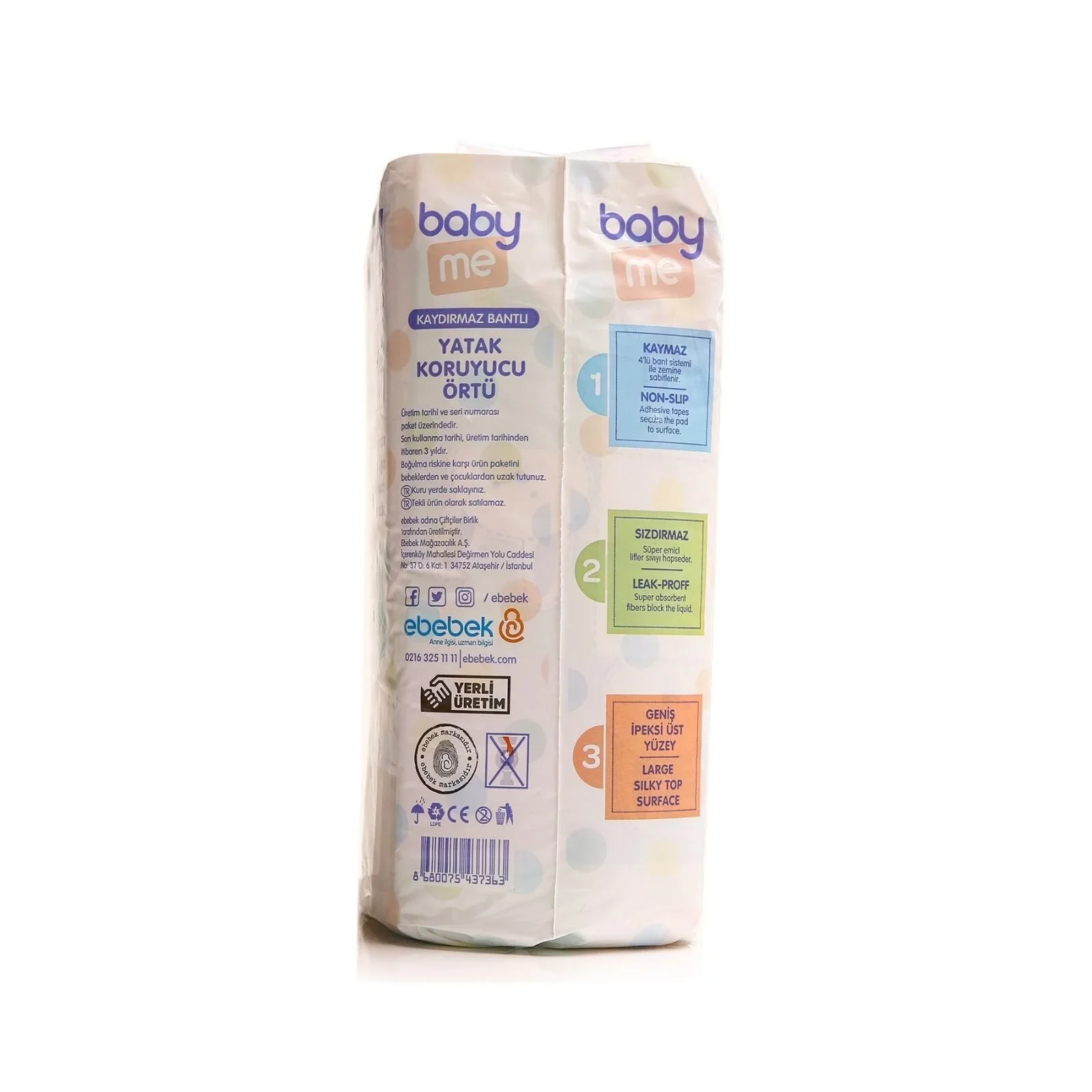 baby me Non-Slip Underpad Mattress Cover 60x90cm 20 pcs - Image 4