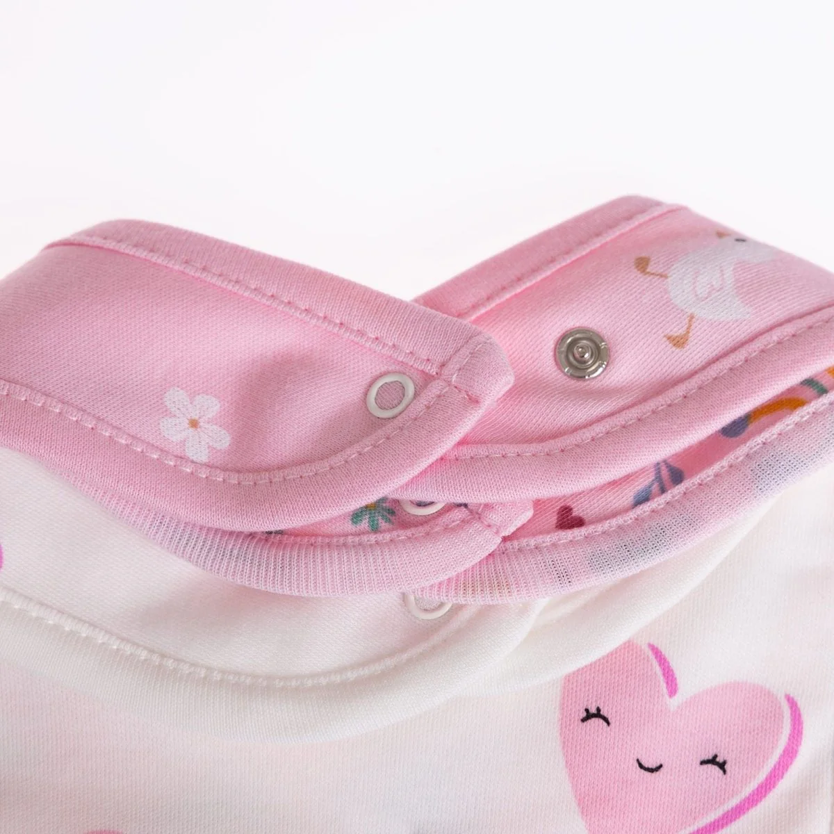 baby me Pink Baby Bib Pack of 3 - Image 11