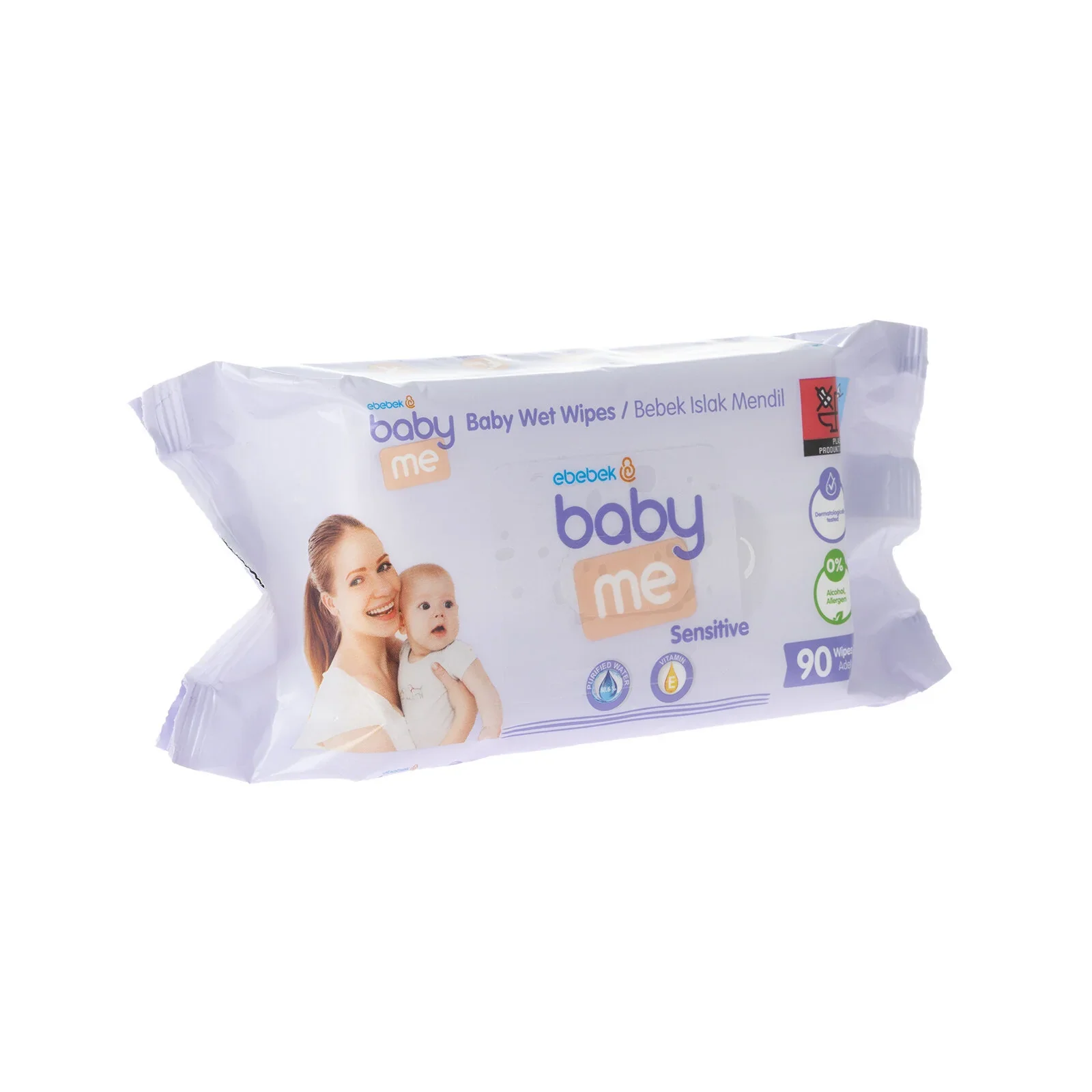baby me Sensitive Wipes 3x90 pcs - Image 3