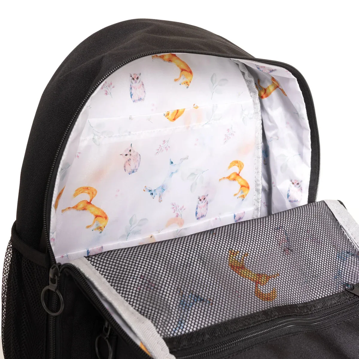 Baby Mom Unisex Canvas Backpack - Black - Image 3