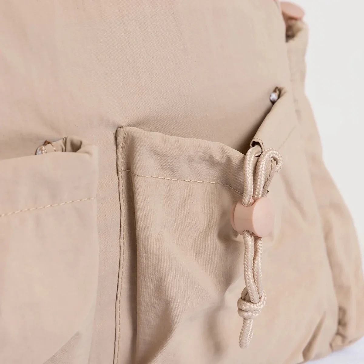 Baby Mom Organiser Backpack – Beige - Image 3