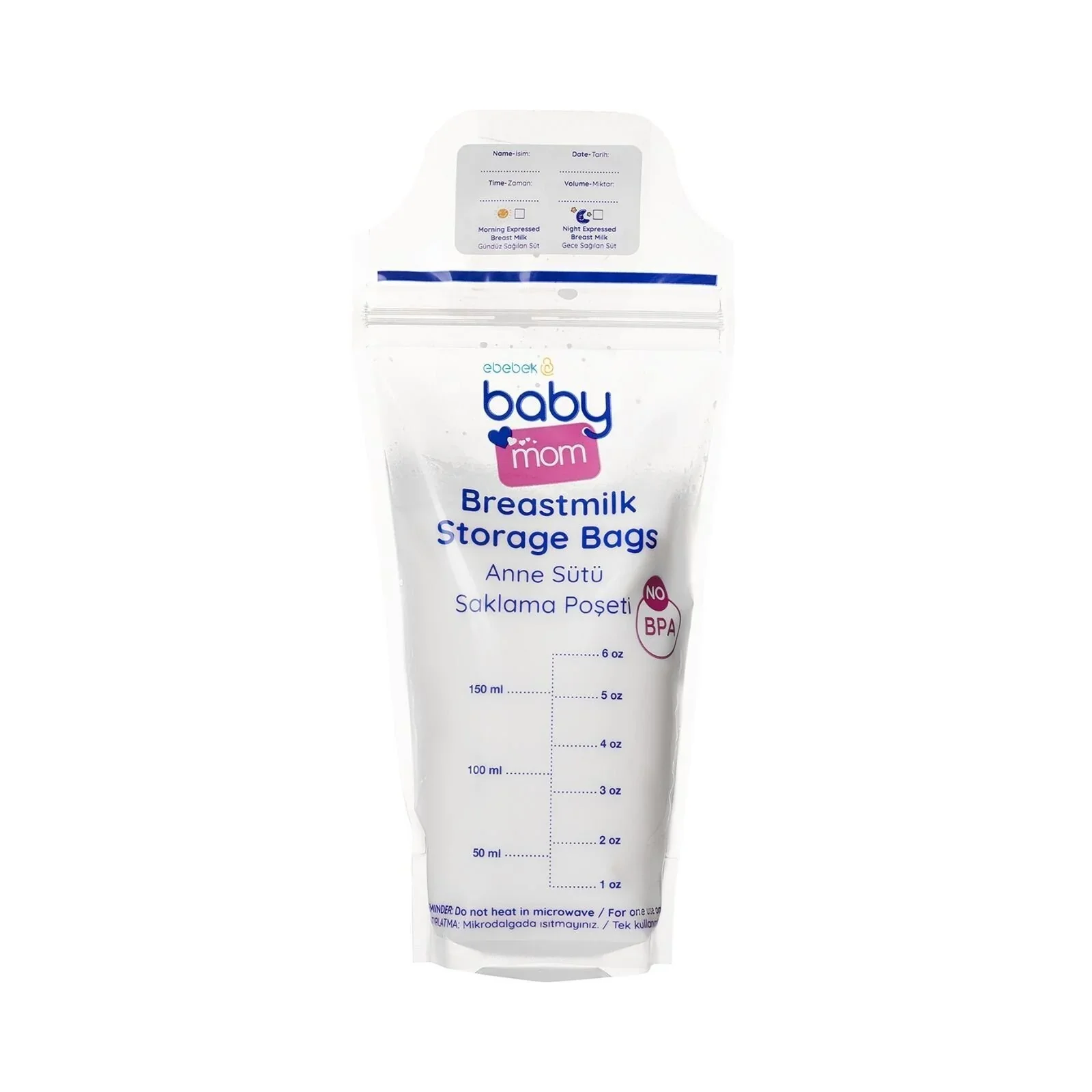 baby mom Breast Milk Storage Bag 50 pcs - Image 4