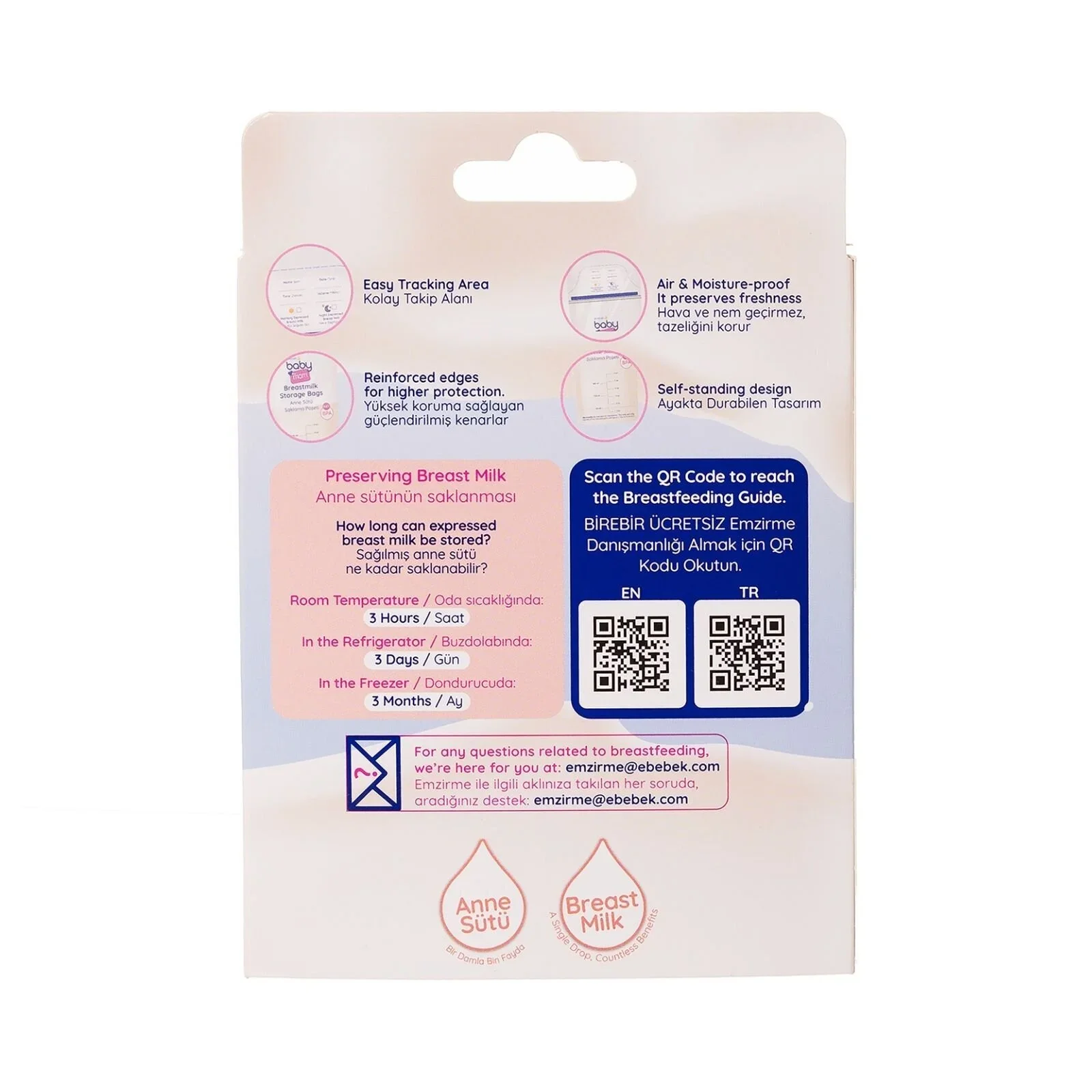 baby mom Breast Milk Storage Bag 50 pcs - Image 5