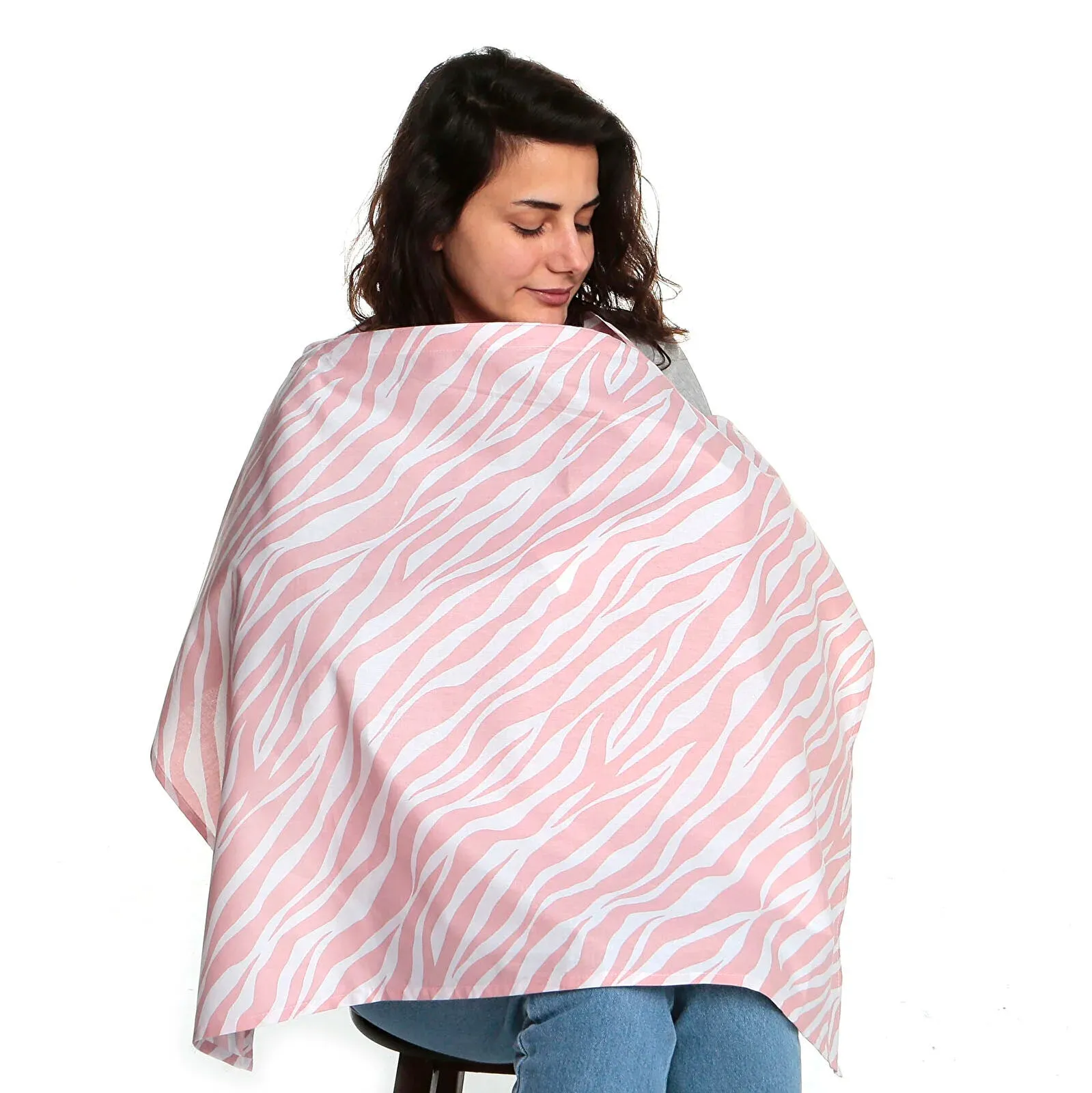 baby mom Eco Breastfeeding & Infant Support Pillow & Nursing Cover Set - Image 3