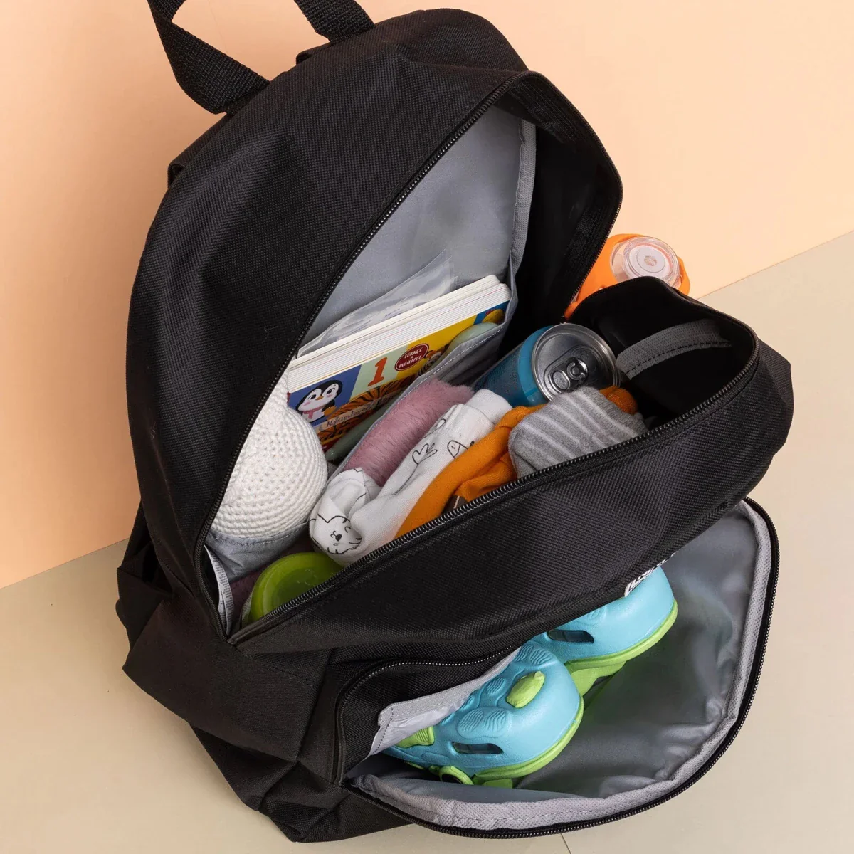 baby mom Everyday Baby Care Backpack - Black - Image 7