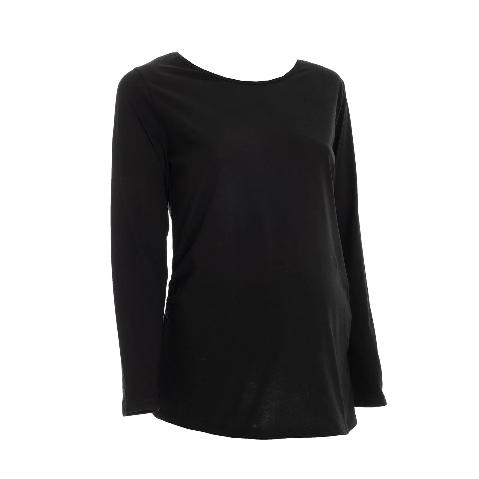 baby mom Short Sleeve Maternity Tshirt - Black - Image 2