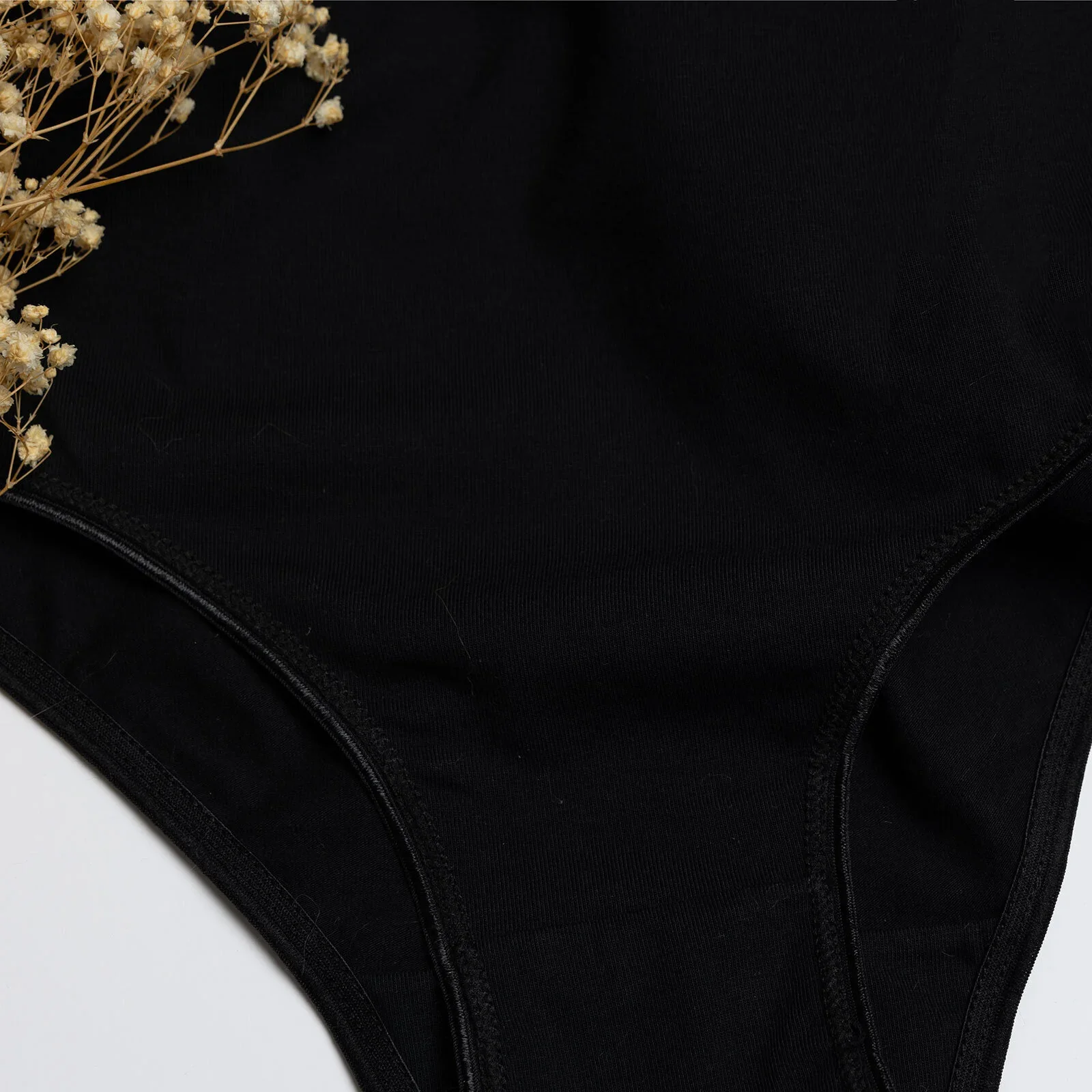 baby mom High Waist Pregnancy Brief - Black - Image 5