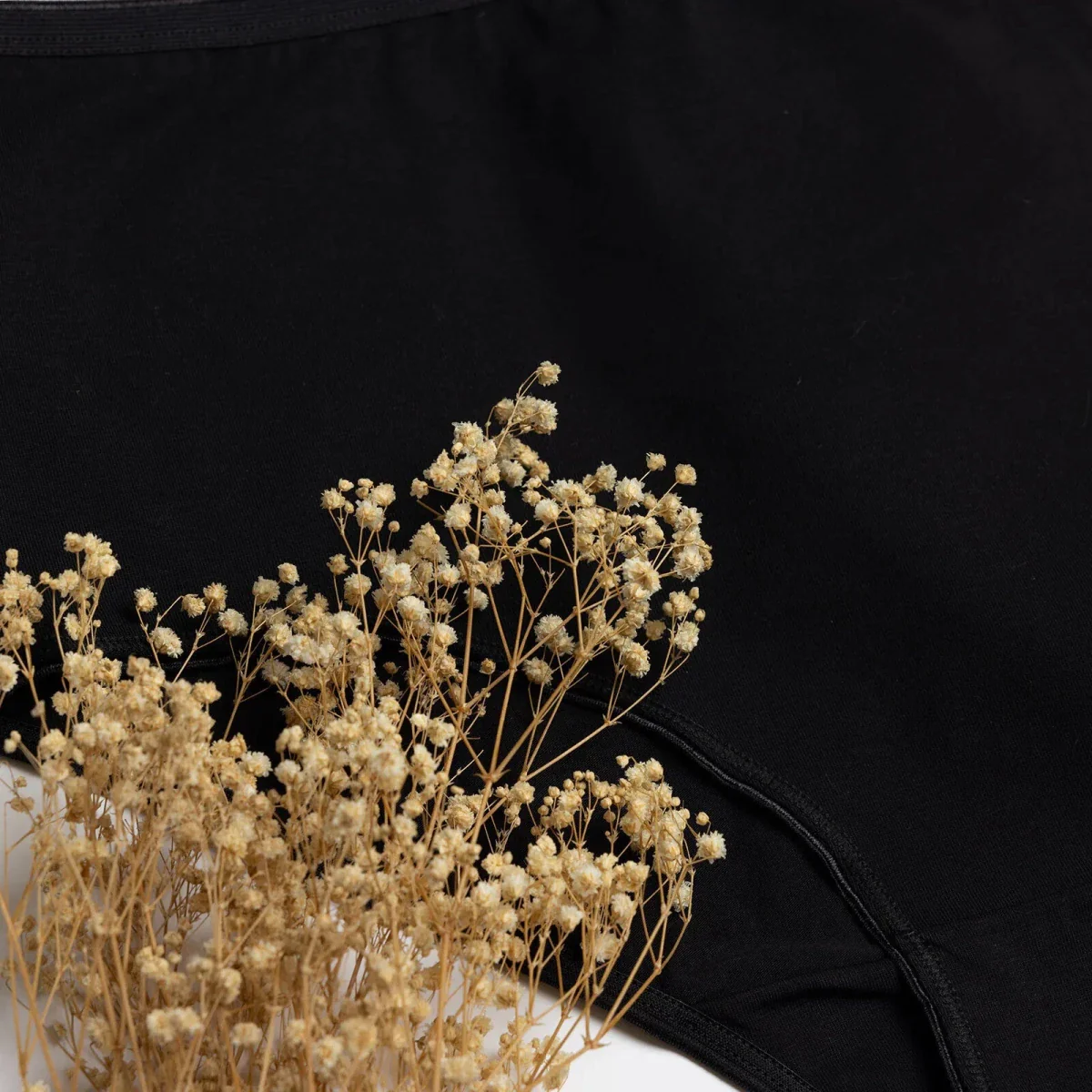 Baby Mom Cotton Maternity Brief - Black - Image 3