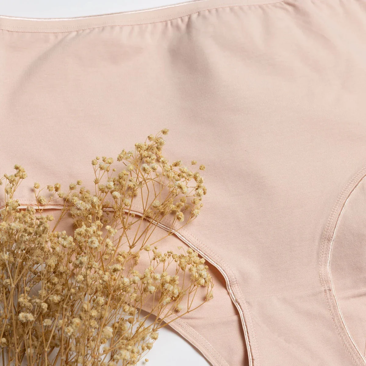 Baby Mom Cotton Maternity Brief - Beige - Image 3