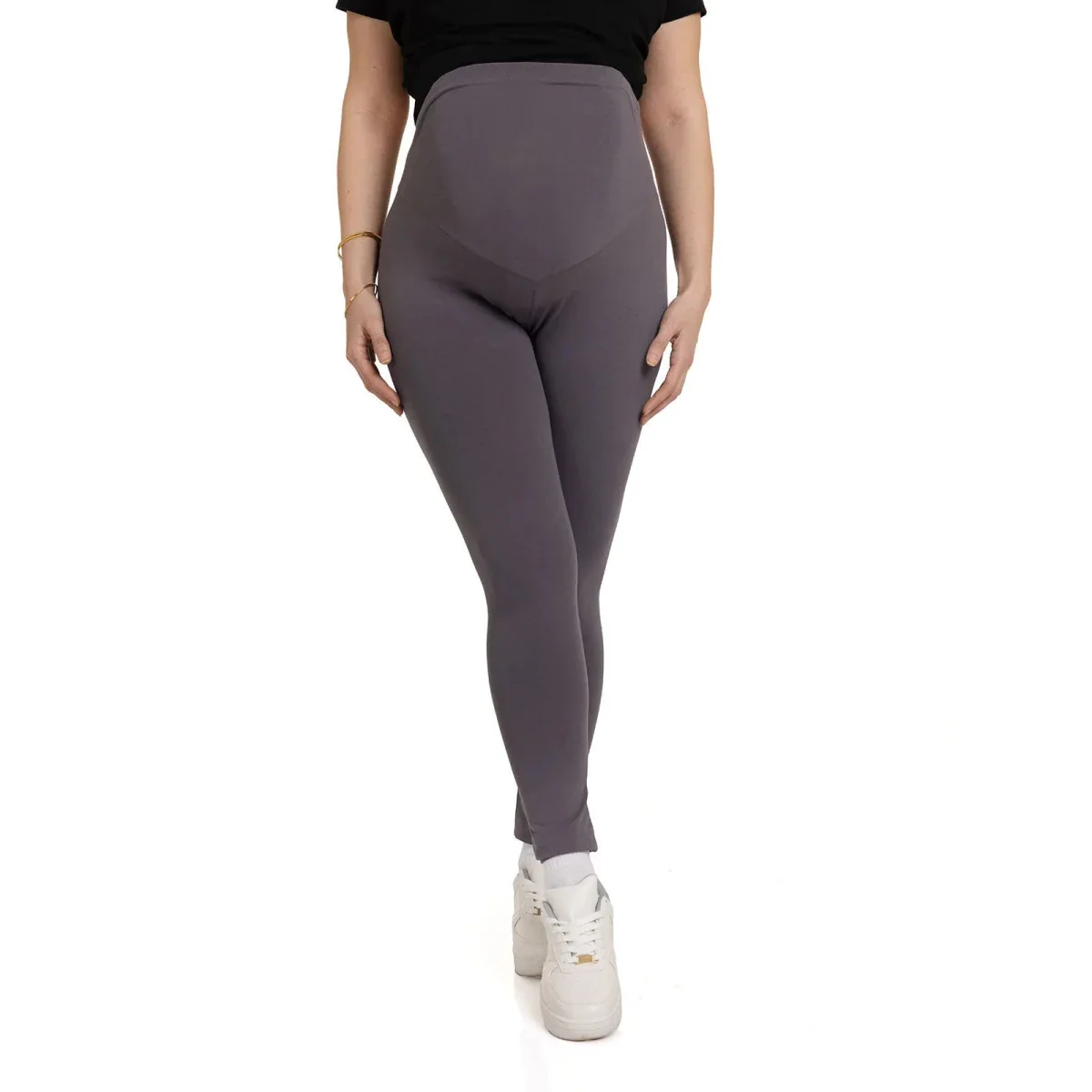Baby Mom Mom Maternity Leggings - Anthracite - Image 4