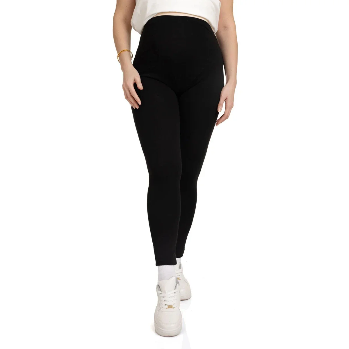 Baby Mom Mom Maternity Leggings - Black - Image 3