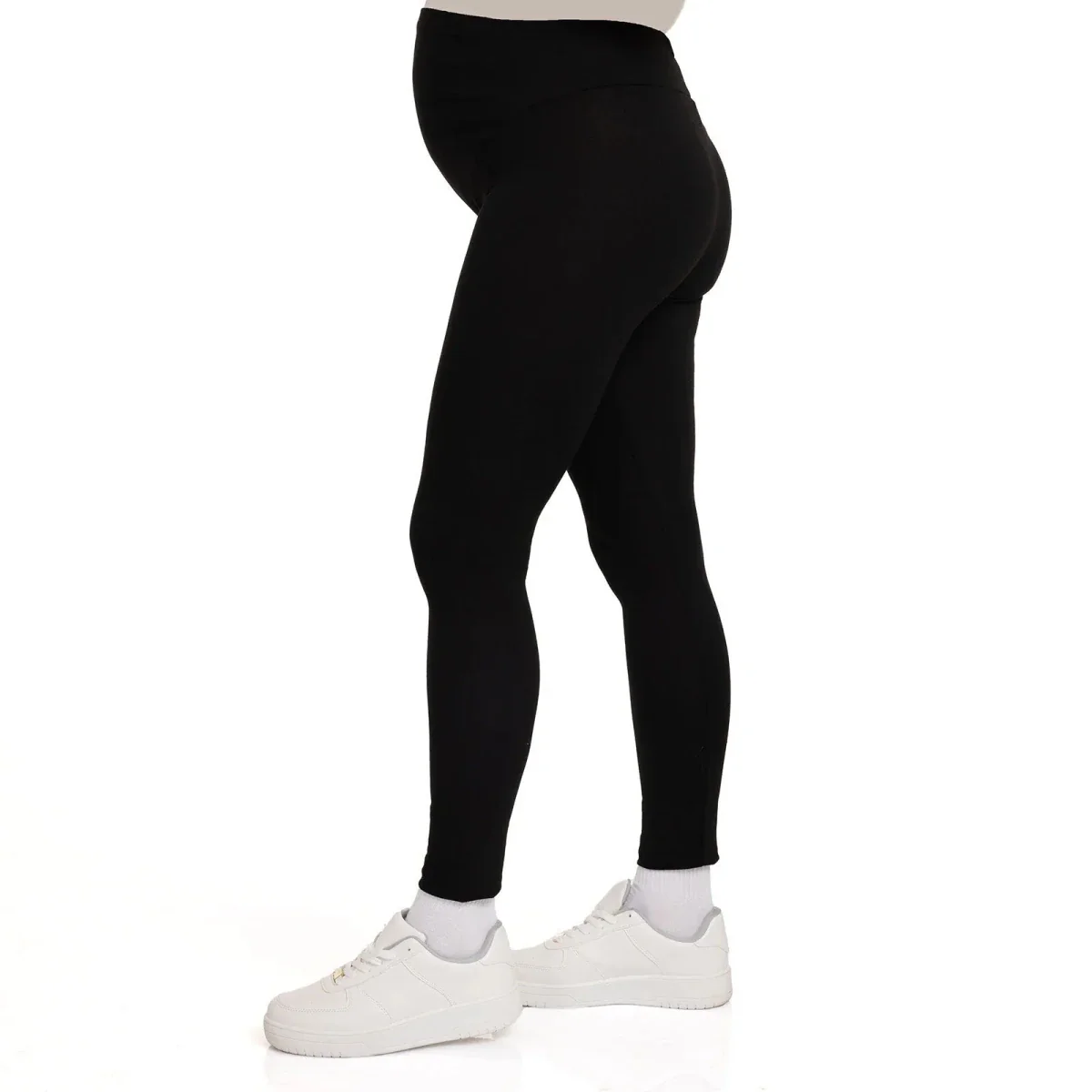Baby Mom Mom Maternity Leggings - Black - Image 4