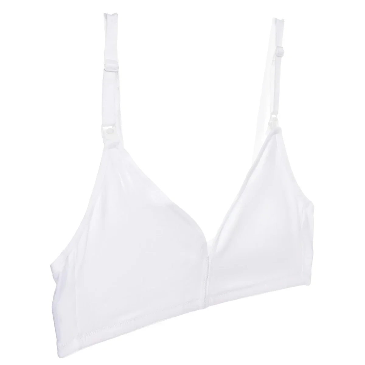 Baby Mom Non Padded Nursing Bras 80B-100 - White - Image 2
